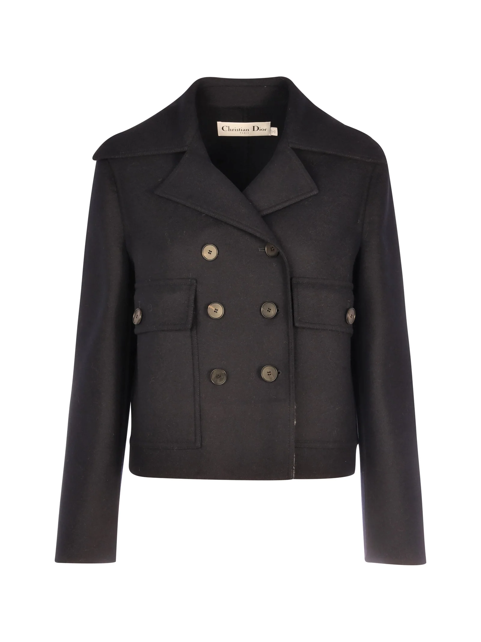 short jacket with buttons