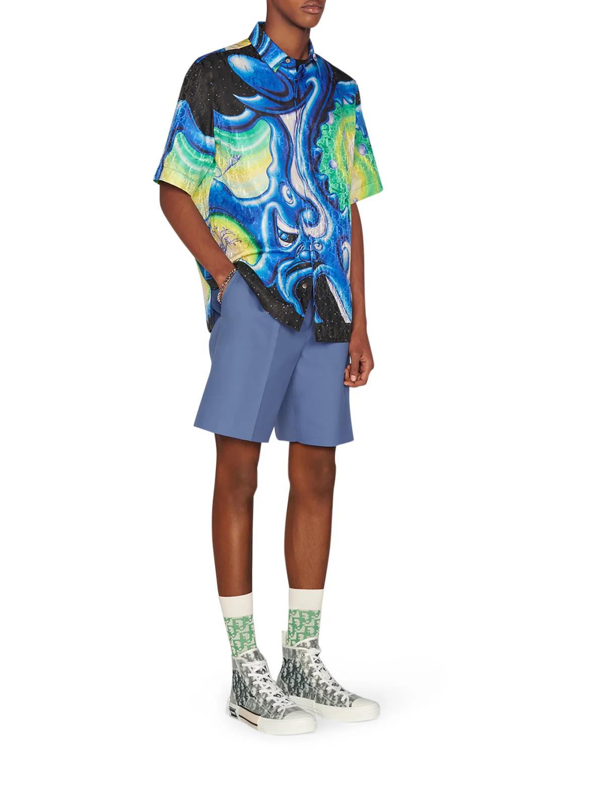 SHORT SLEEVE SHIRT DIOR AND KENNY SCHARF - Image 3