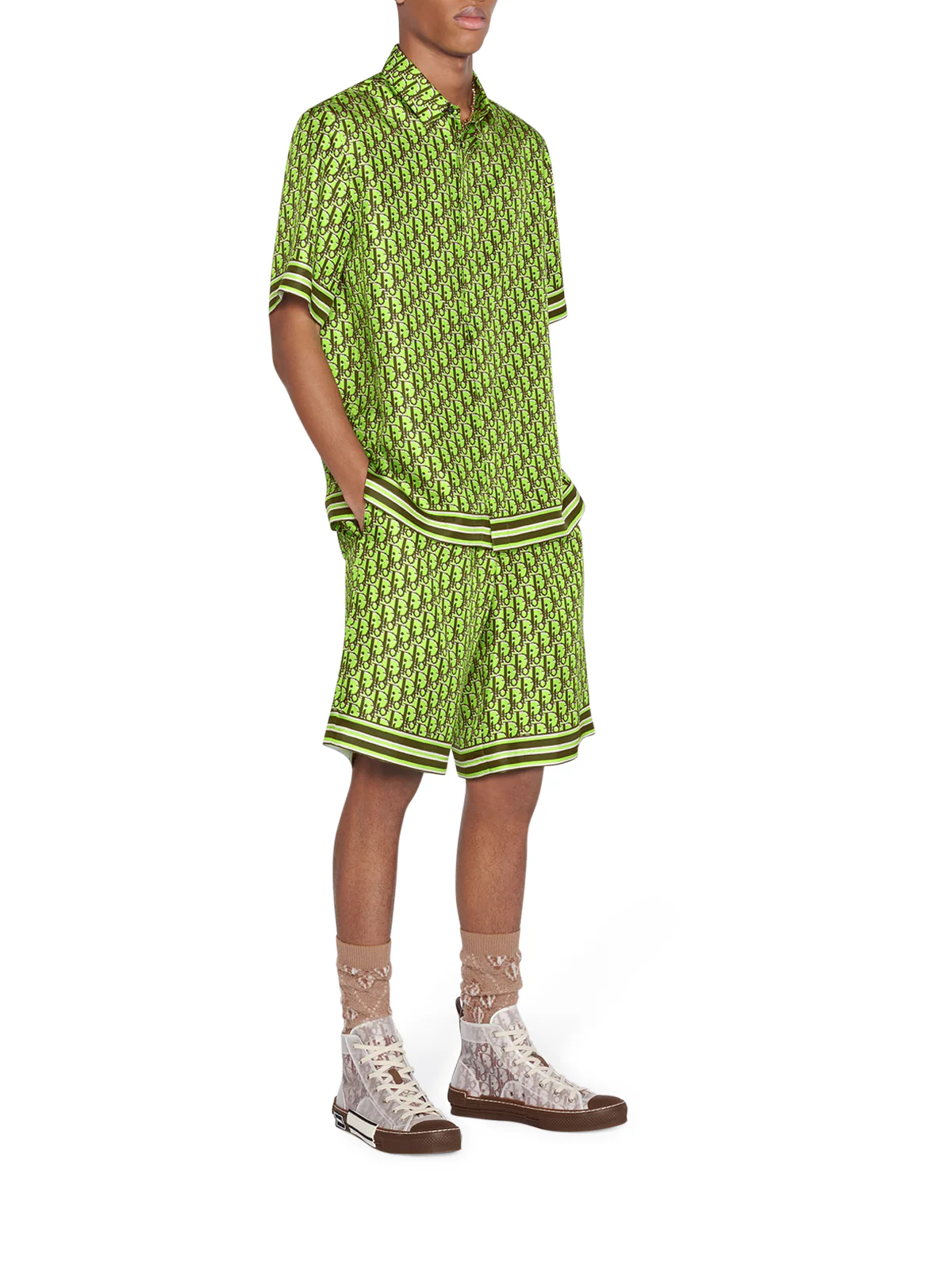 SHORT SLEEVE SHIRT DIOR OBLIQUE PIXEL - Image 3