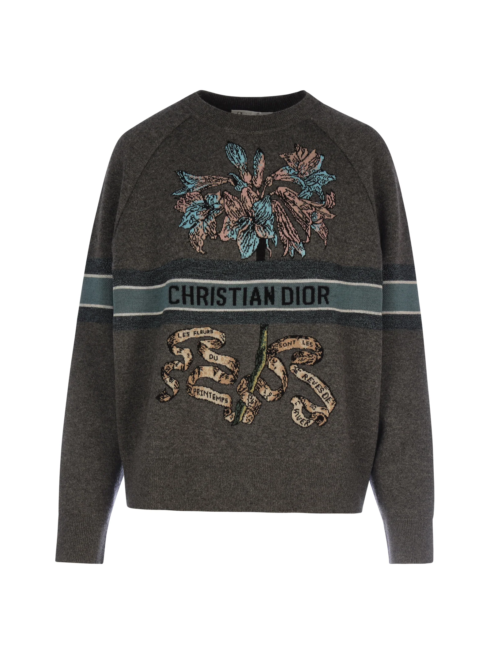 SWEATER Jacquard with Fleurs Bibliques Motif
