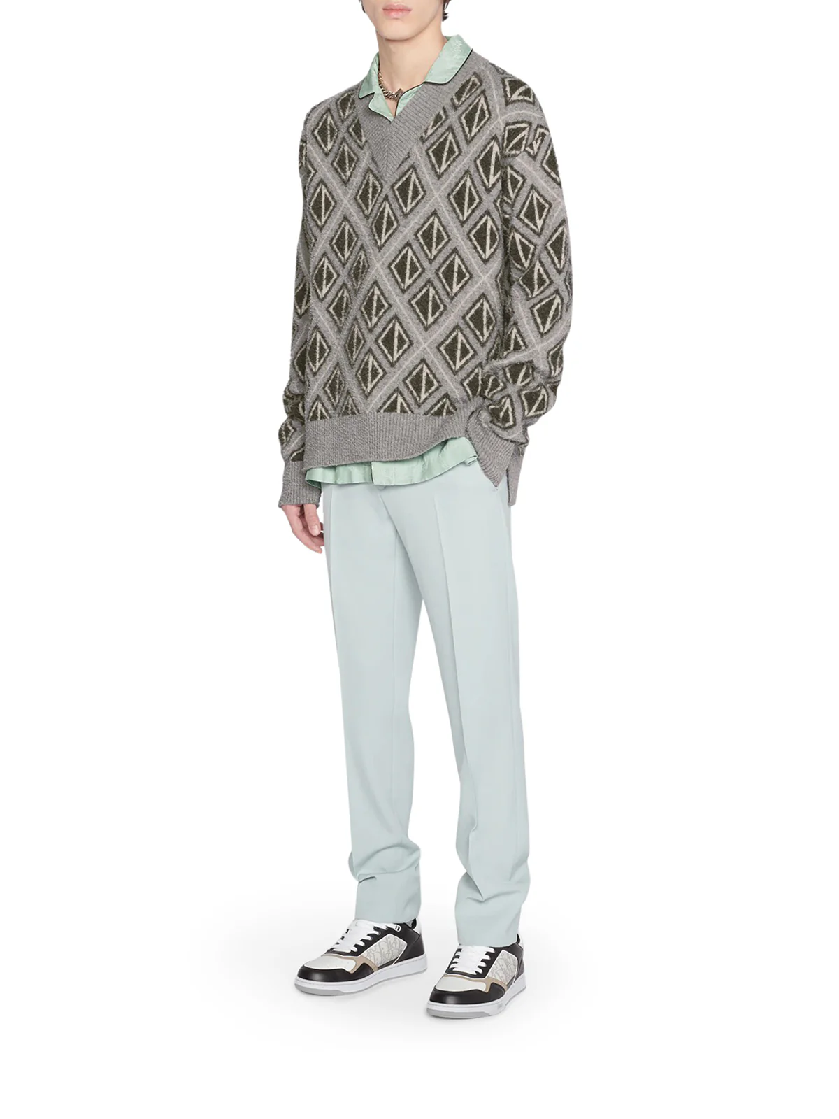 SWEATER WITH CD DIAMOND MOTIF - Image 4