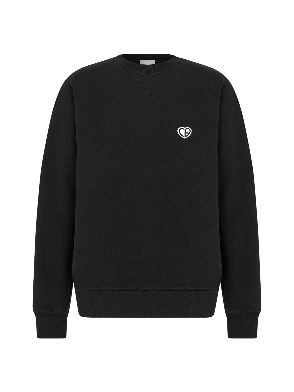 SWEATSHIRT WITH PATCH "CD HEART"