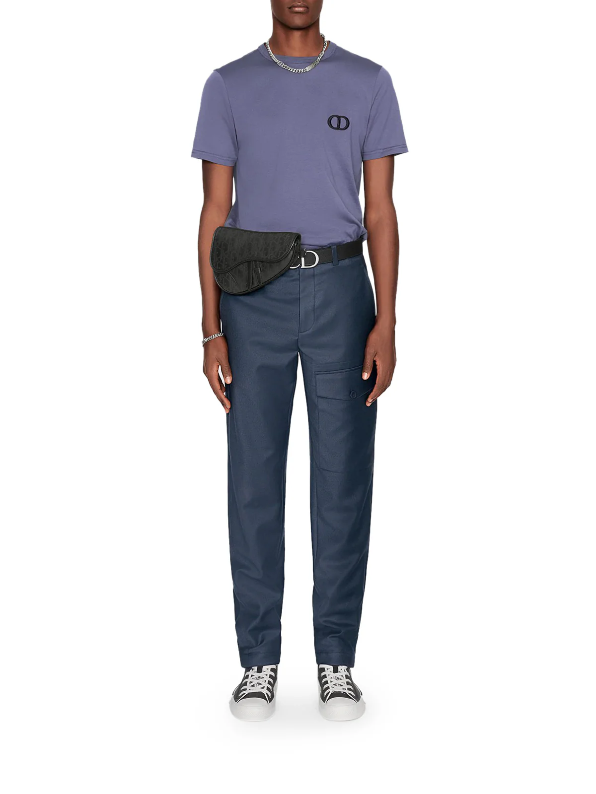 T-SHIRT WITH `CD ICON` LOGO
