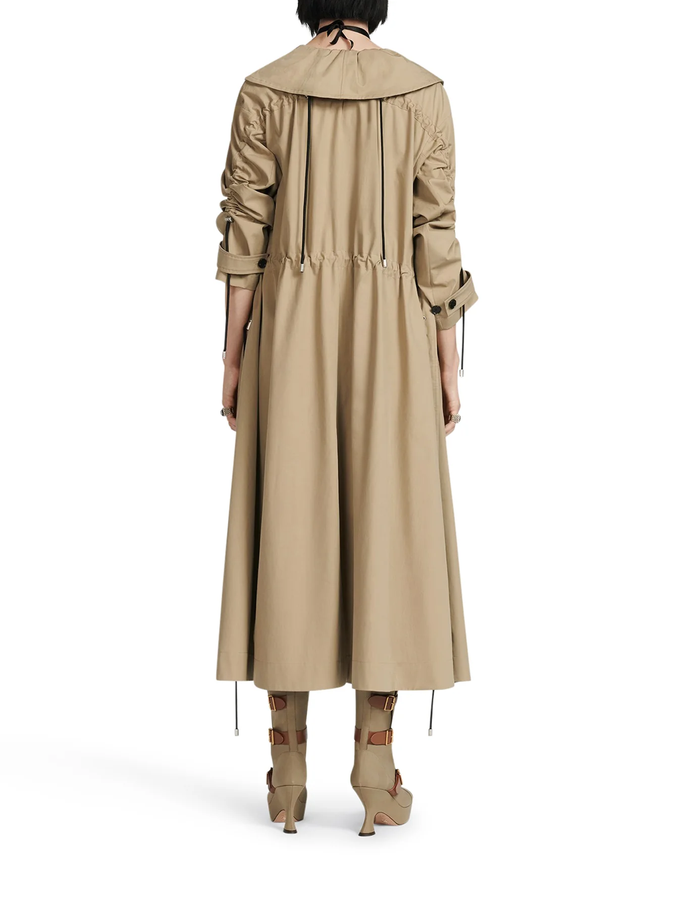 TRENCH WITH RUFFLES - Image 4