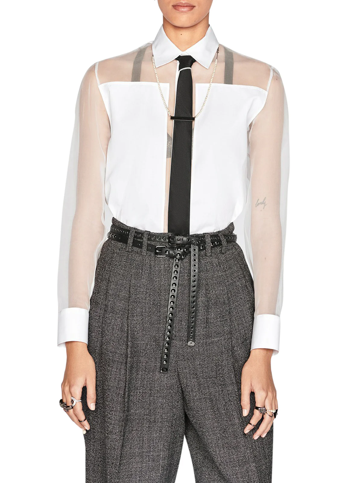 TWIN DOUBLE TIE WITH BEE - Image 2