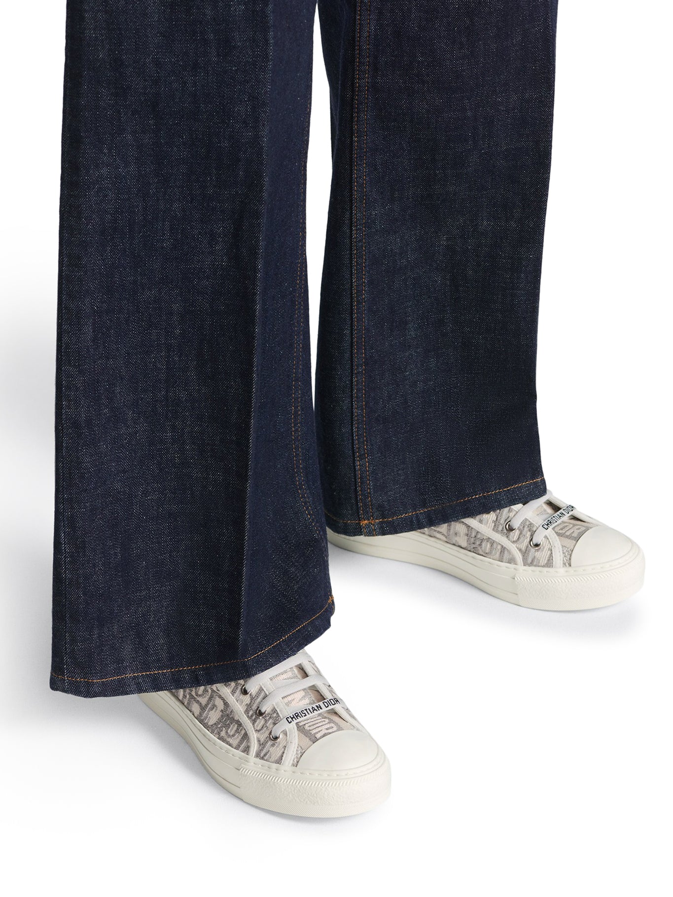 WALK`N`DIOR OBLIQUE EMBROIDERED COTTON SNEAKER - Image 2