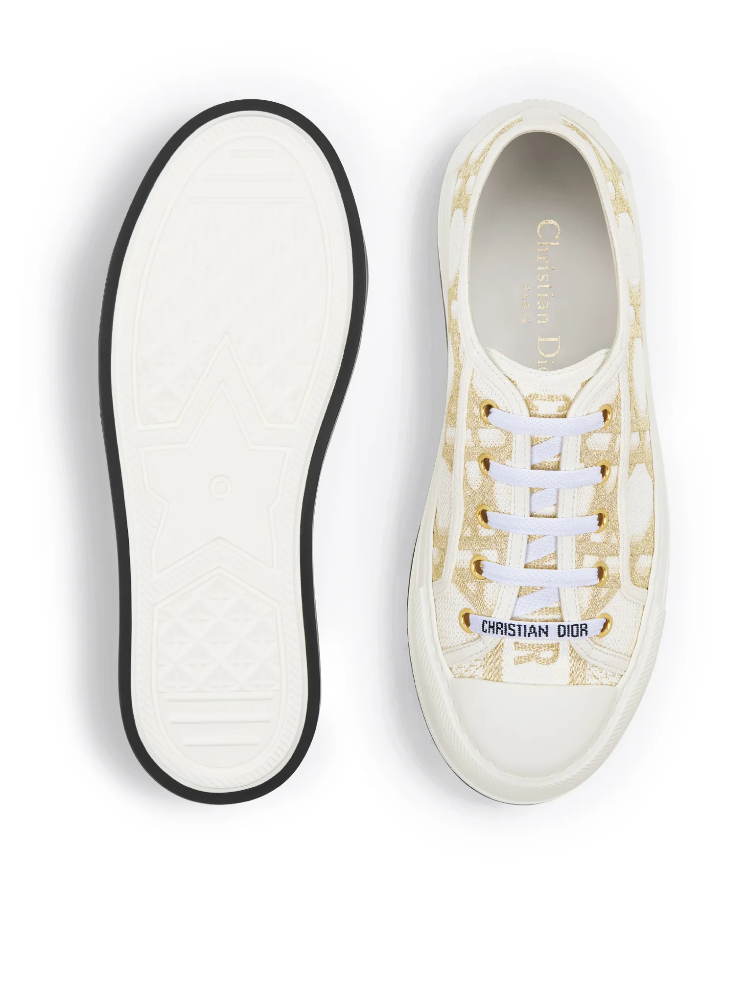 Walk`n`Dior platform sneaker – Dior Or - Image 4