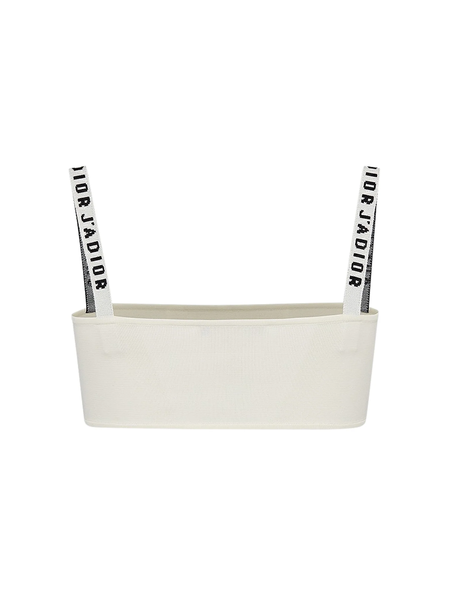 White stretch viscose bralette - Image 2