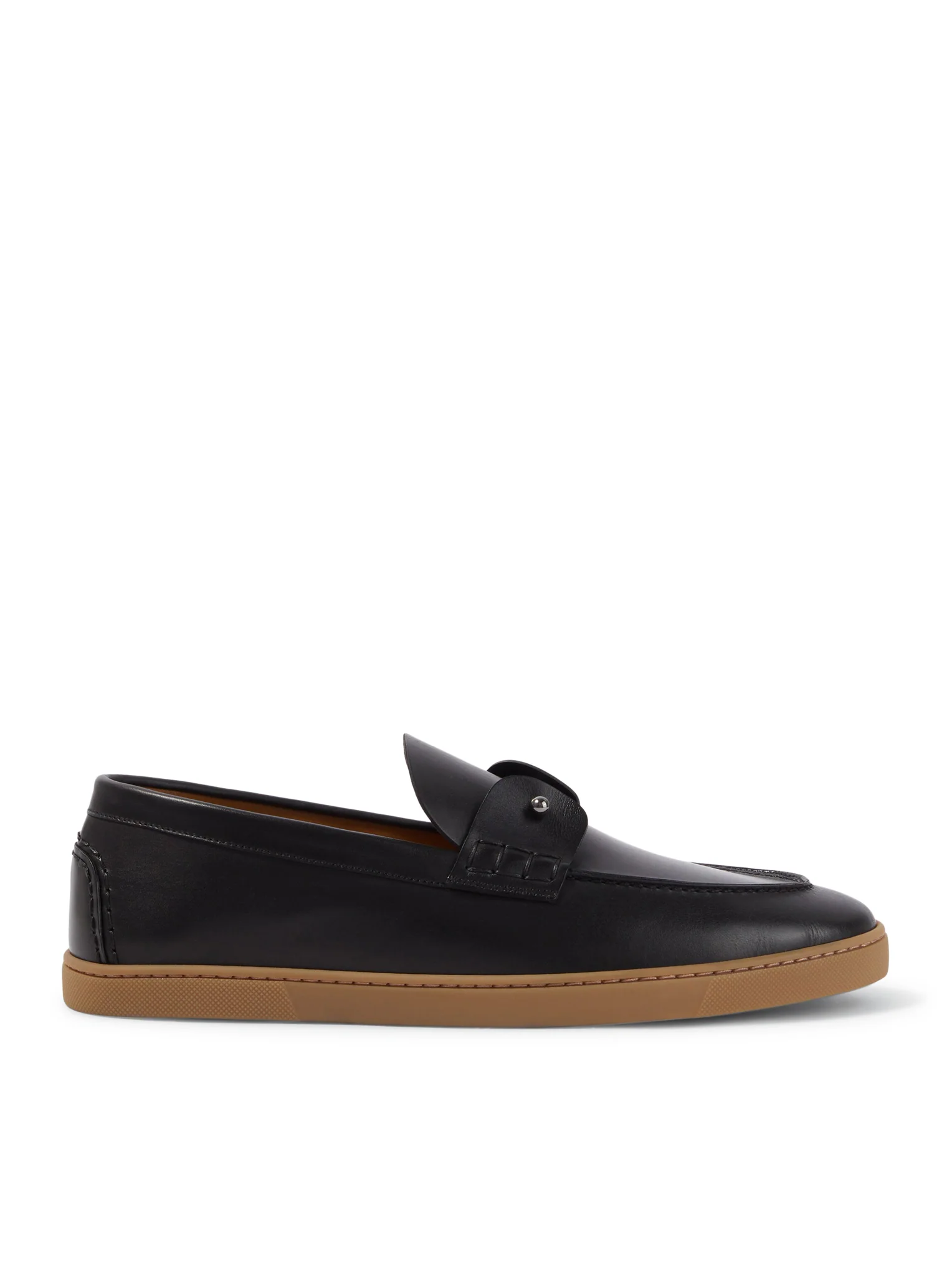 CHAMBELIBOAT LOAFERS IN PATINATED CALFSKIN