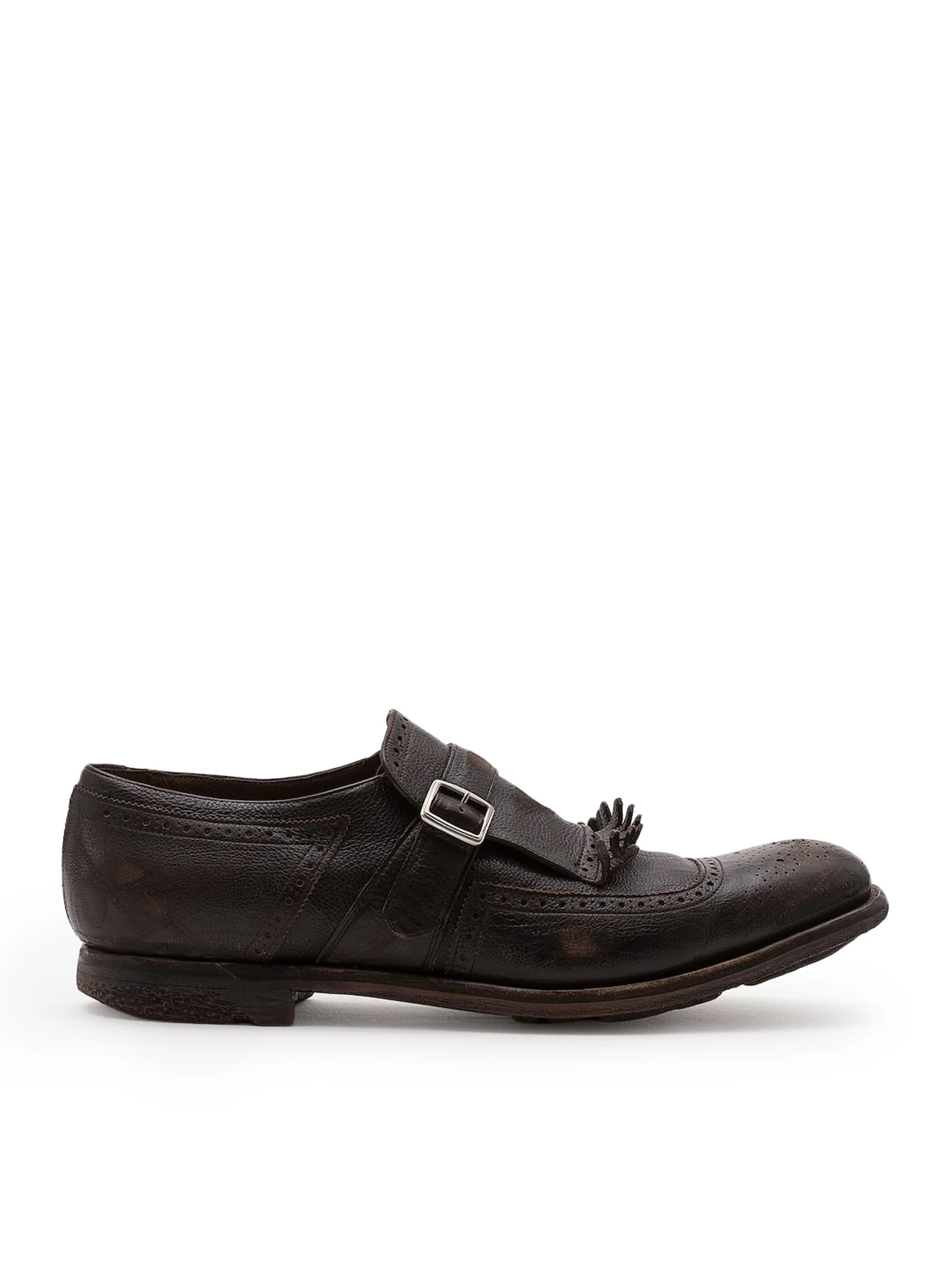 SHANGHAI MONK STRAP IN GLACÉ CALFSKIN