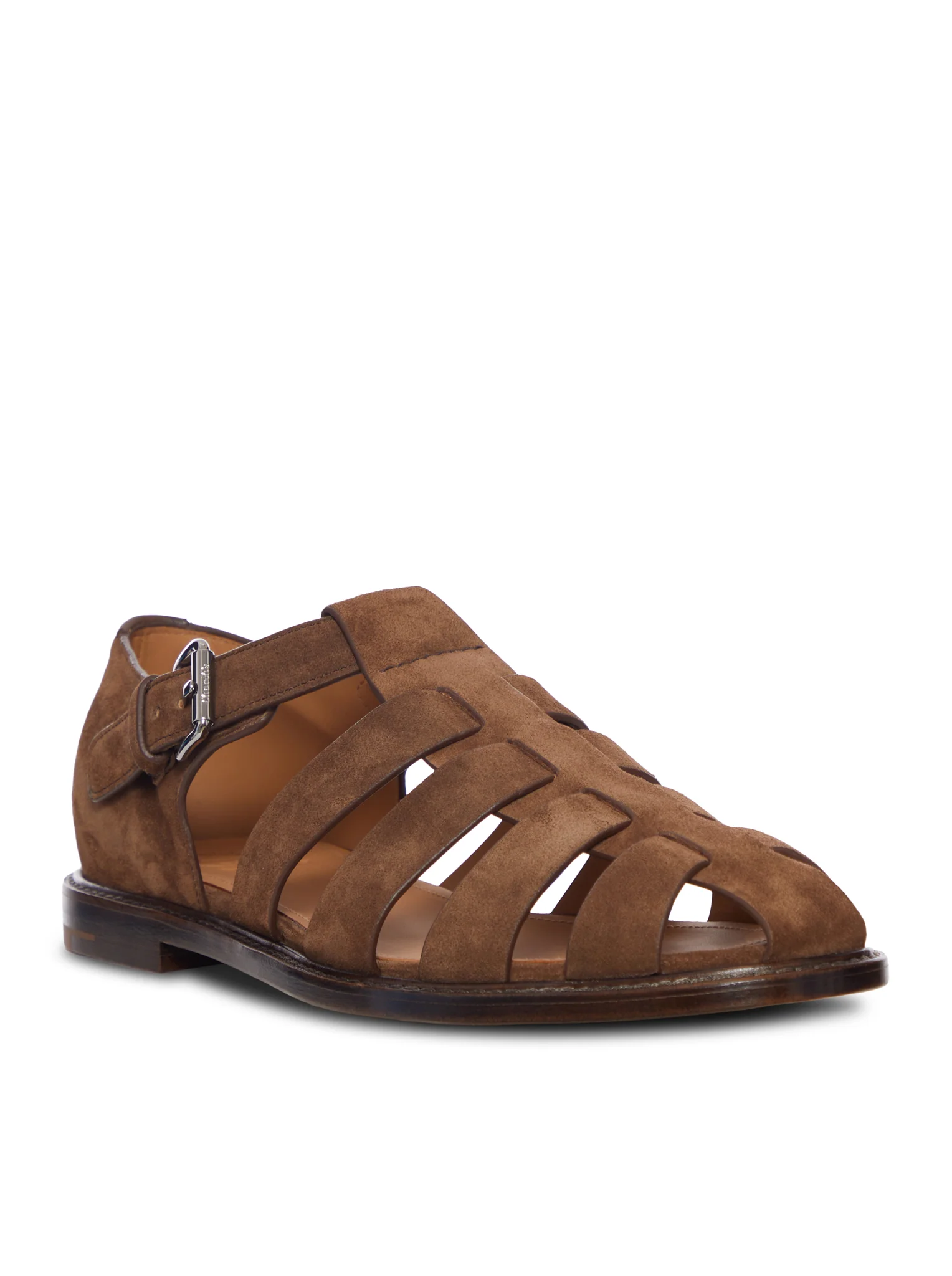 SUEDE SANDAL WITH CAGE DESIGN - Image 2