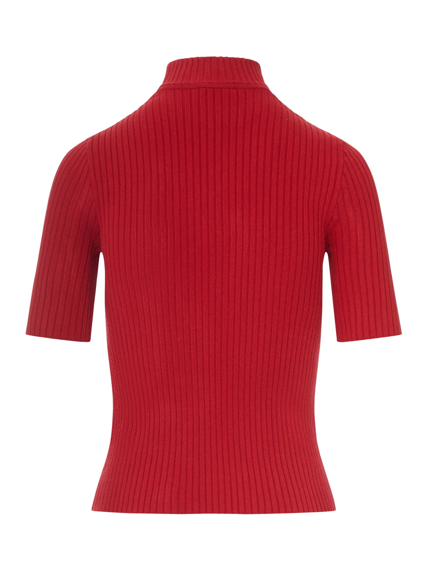 REEDITION SHORT SLEEVES RIB KNIT SWEATER - Image 2