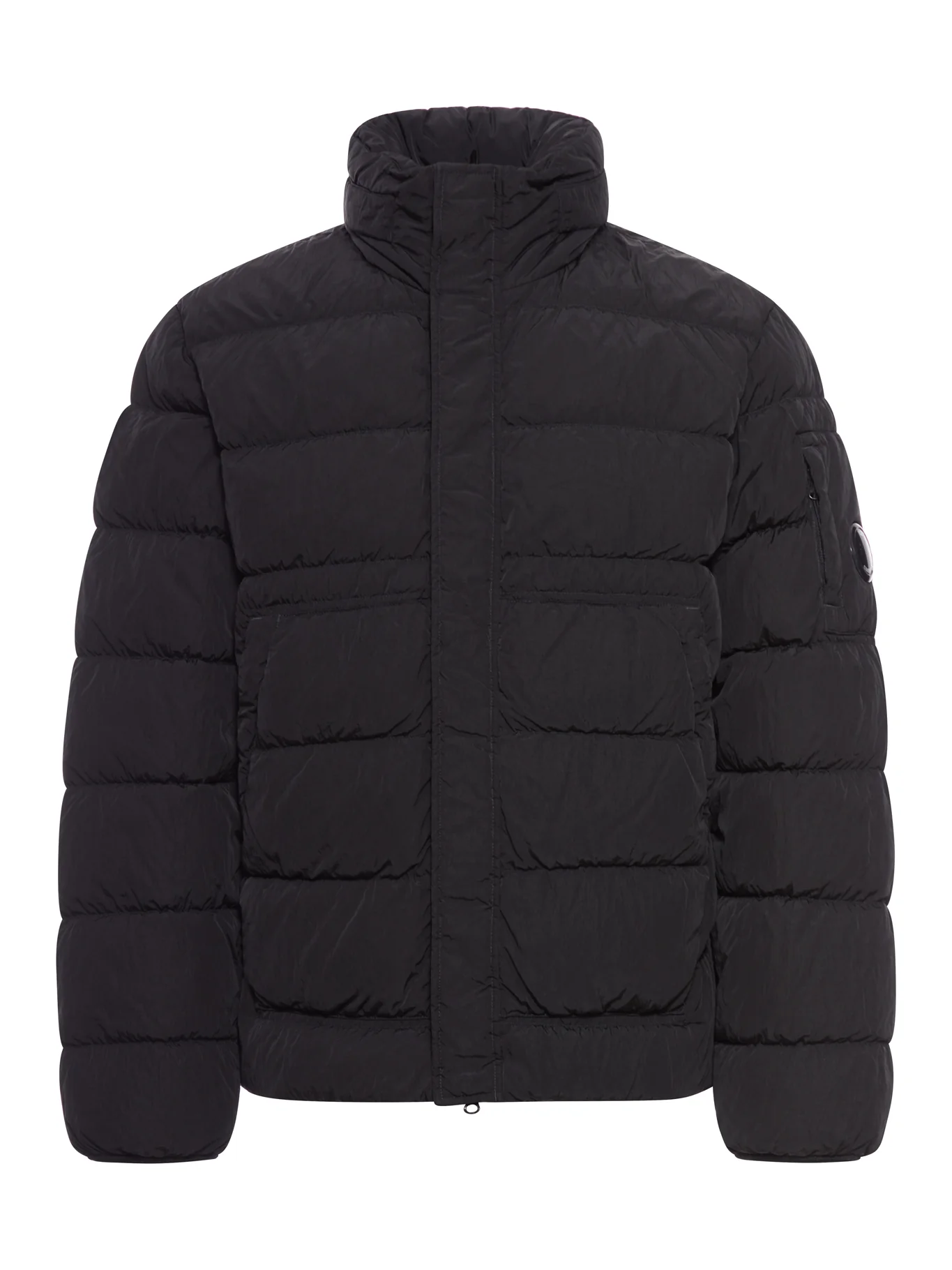 CHROME-R HOODED LENS DOWN JACKET