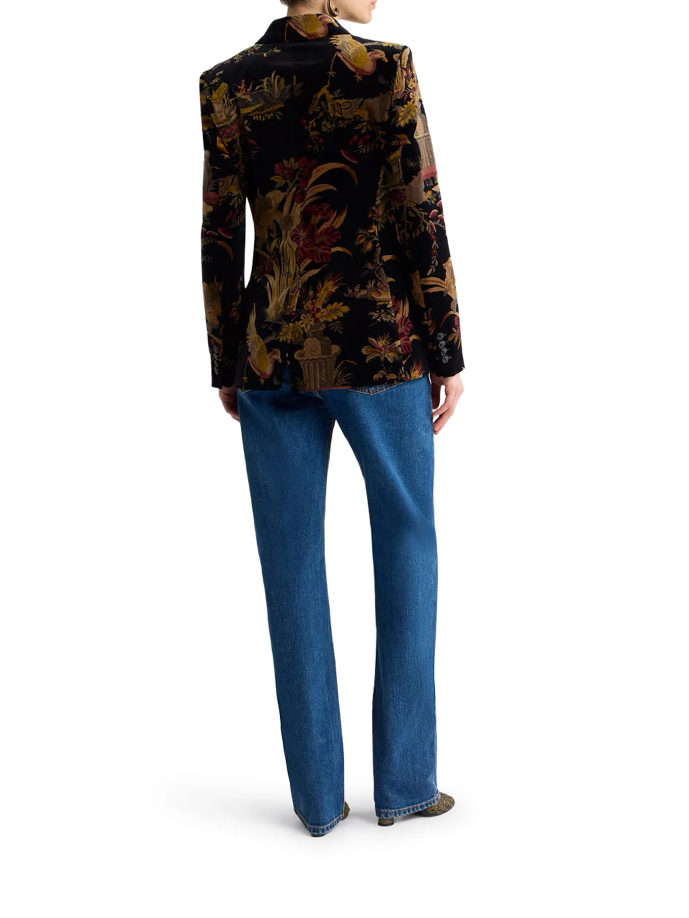 DOUBLE-BREASTED COTTON VELVET JACKET - Image 3