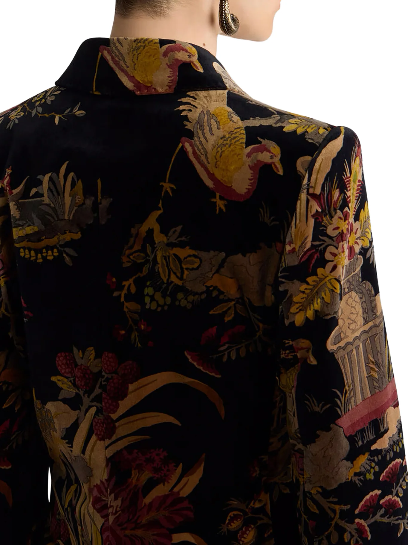 DOUBLE-BREASTED COTTON VELVET JACKET - Image 4