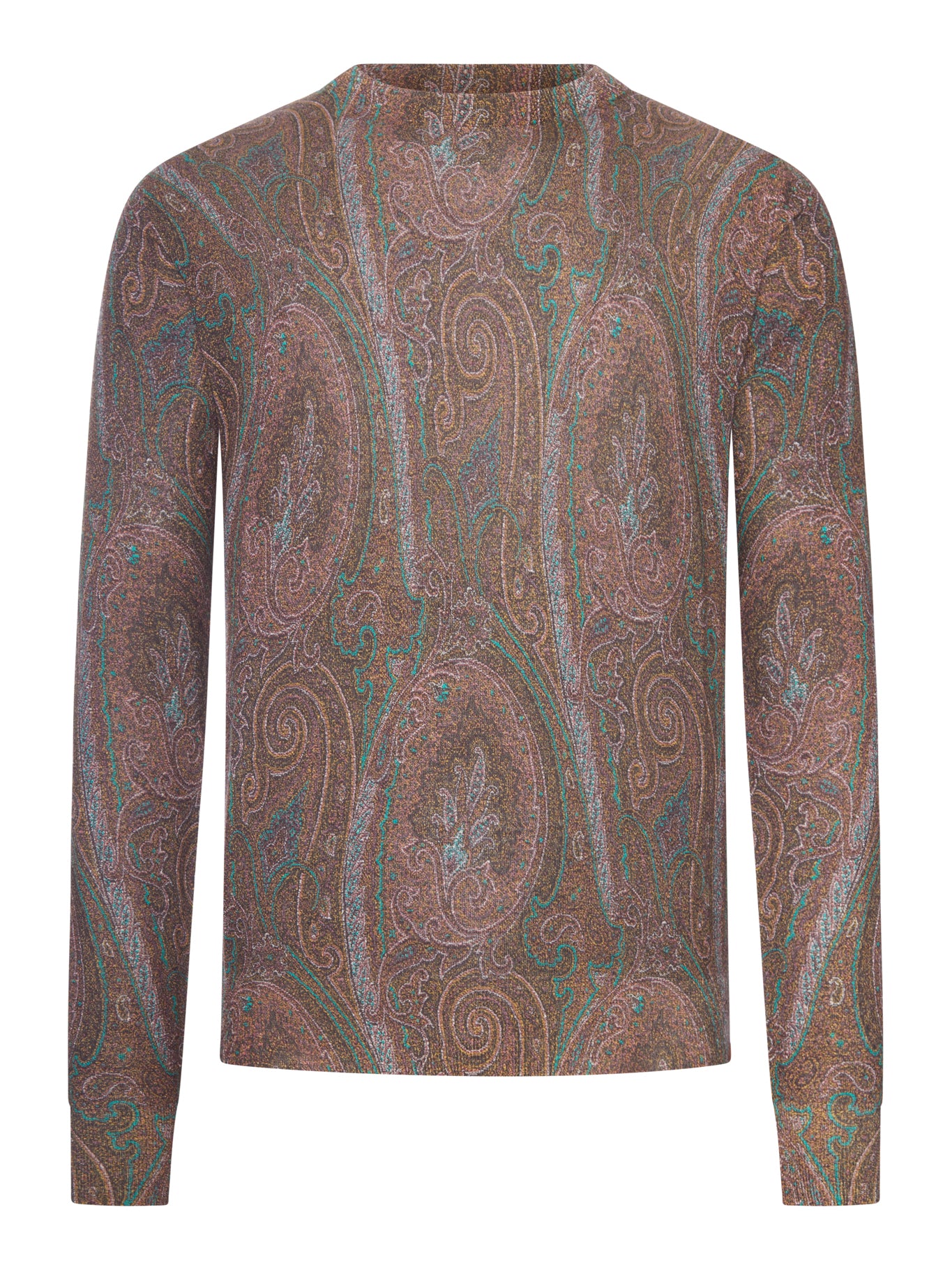 PAISLEY SWEATER IN SILK AND CASHMERE BLEND