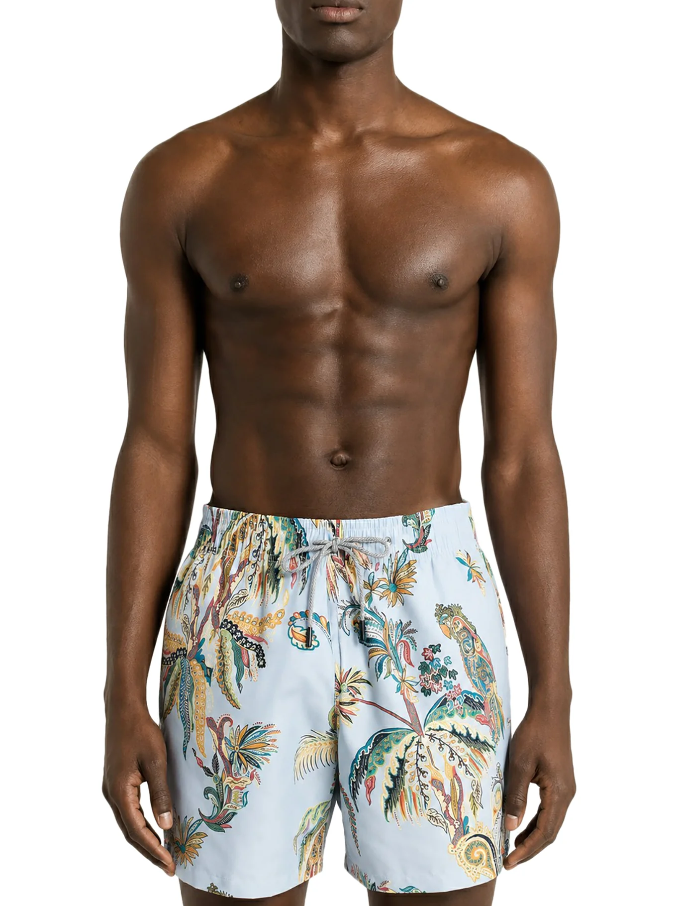 SWIMSUIT WITH PLACED PRINT - Image 2
