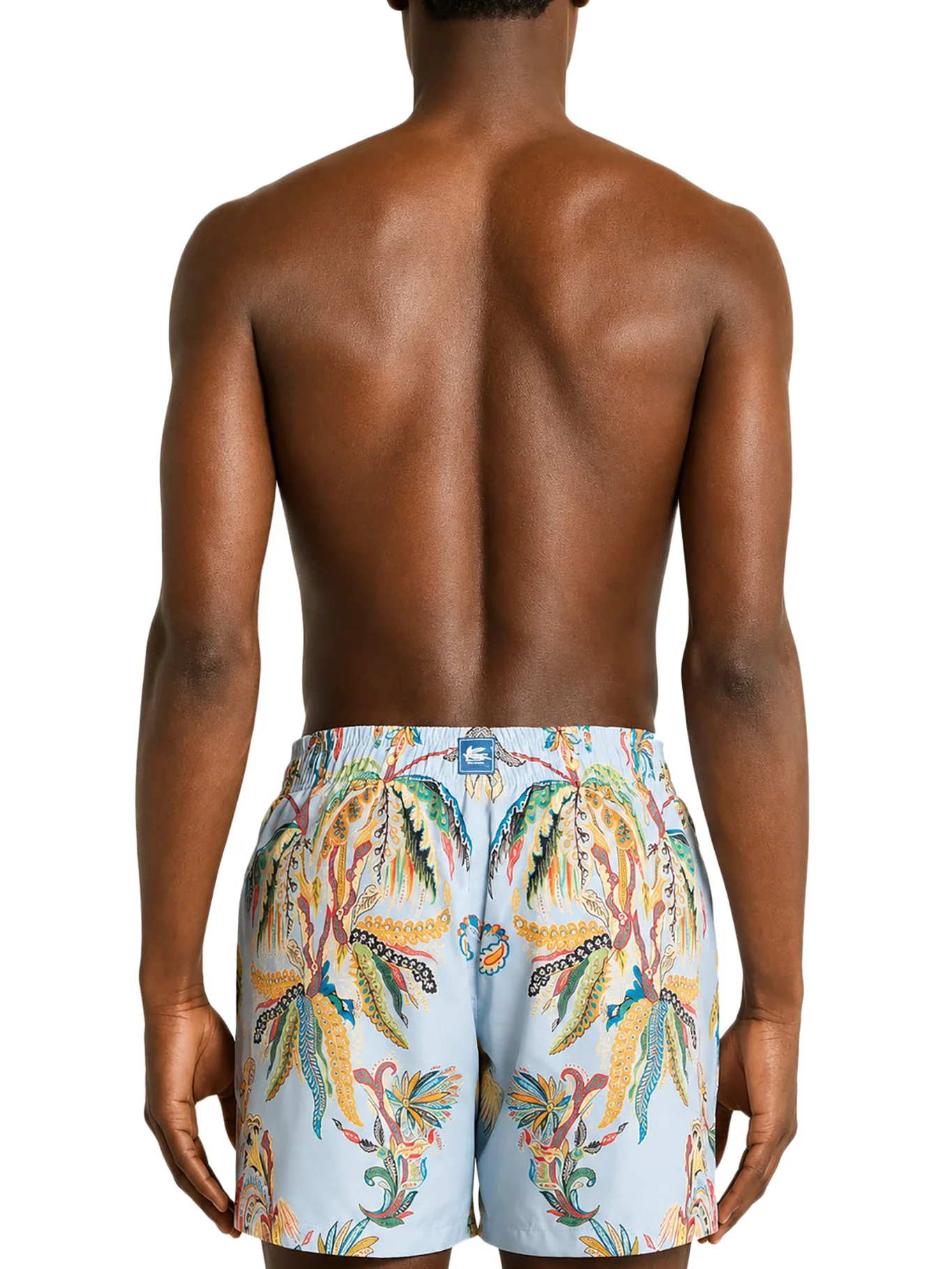 SWIMSUIT WITH PLACED PRINT - Image 3