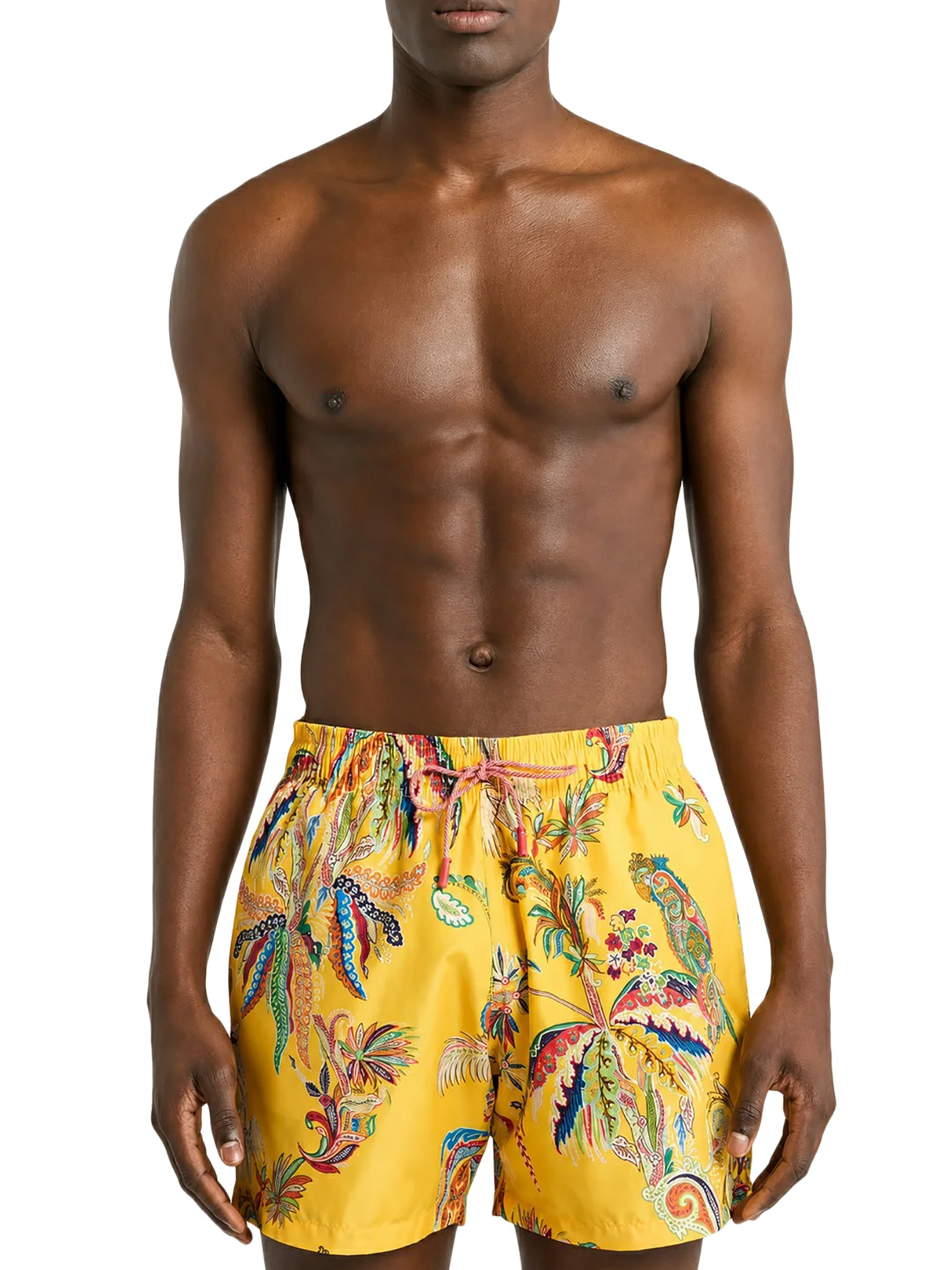 SWIMSUIT WITH PLACED PRINT - Image 2