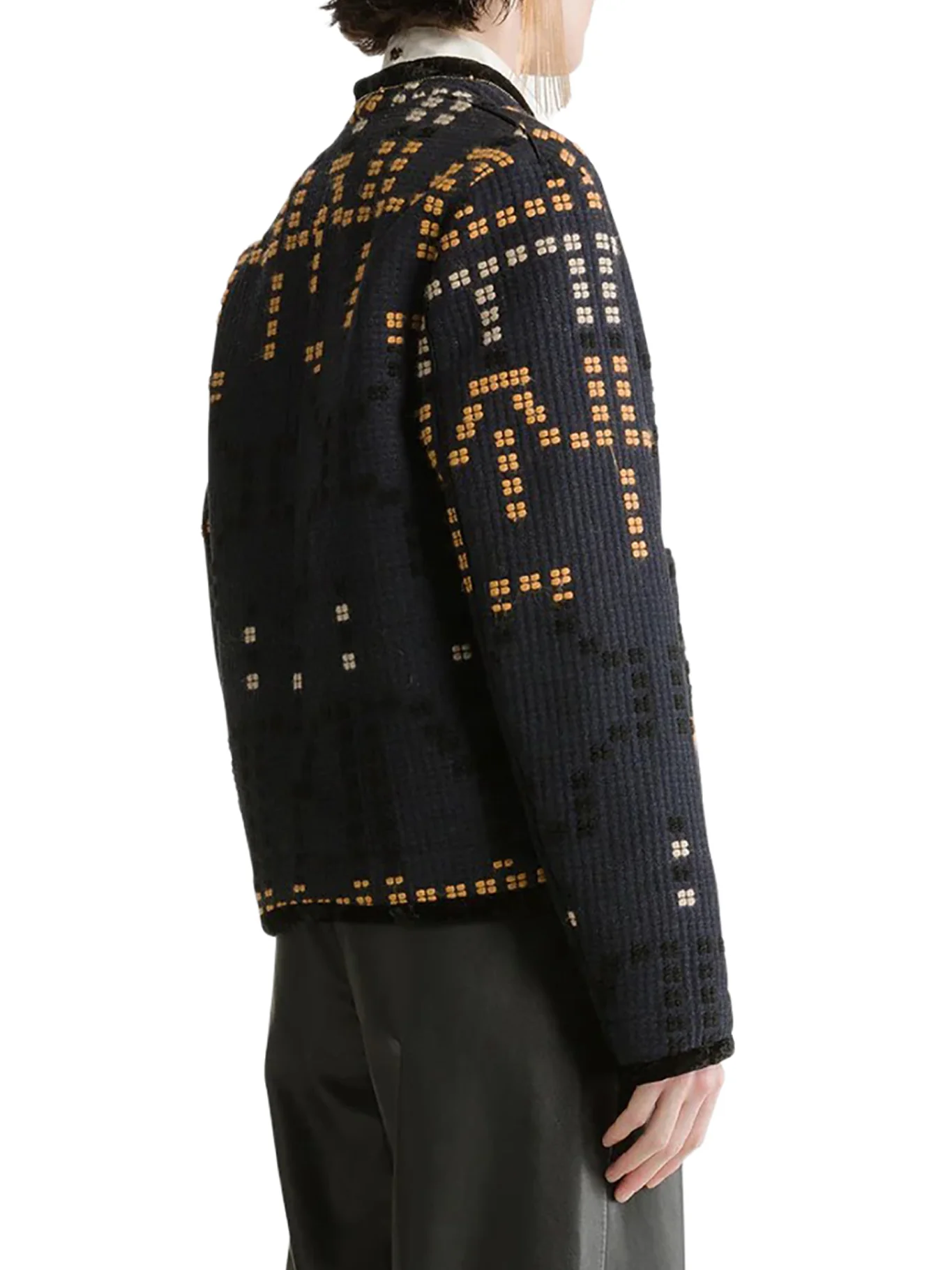 CROPPED JACQUARD JACKET - Image 4