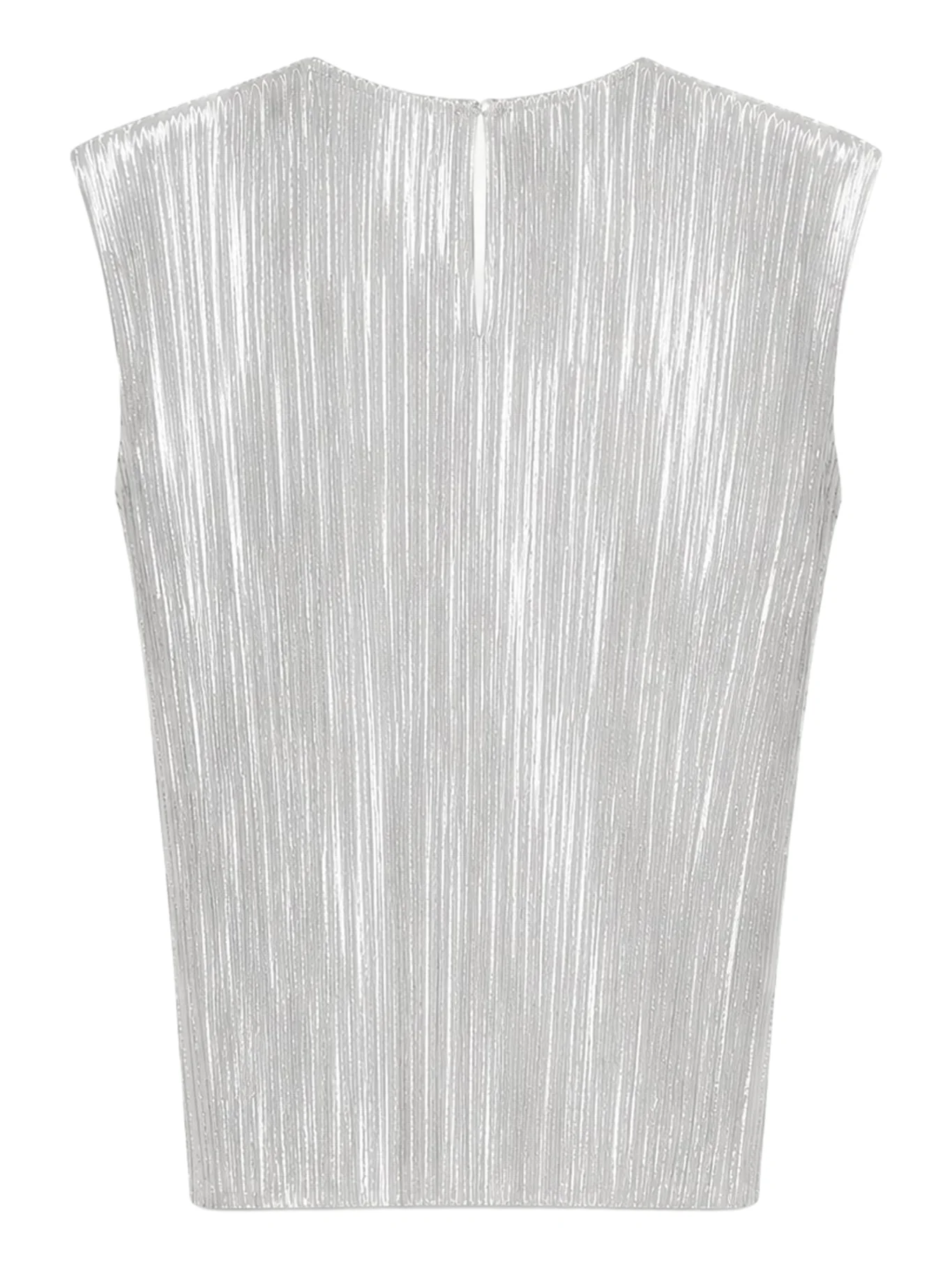 SLEEVELESS TOP WITH IRREGULAR PLEATING - Image 2
