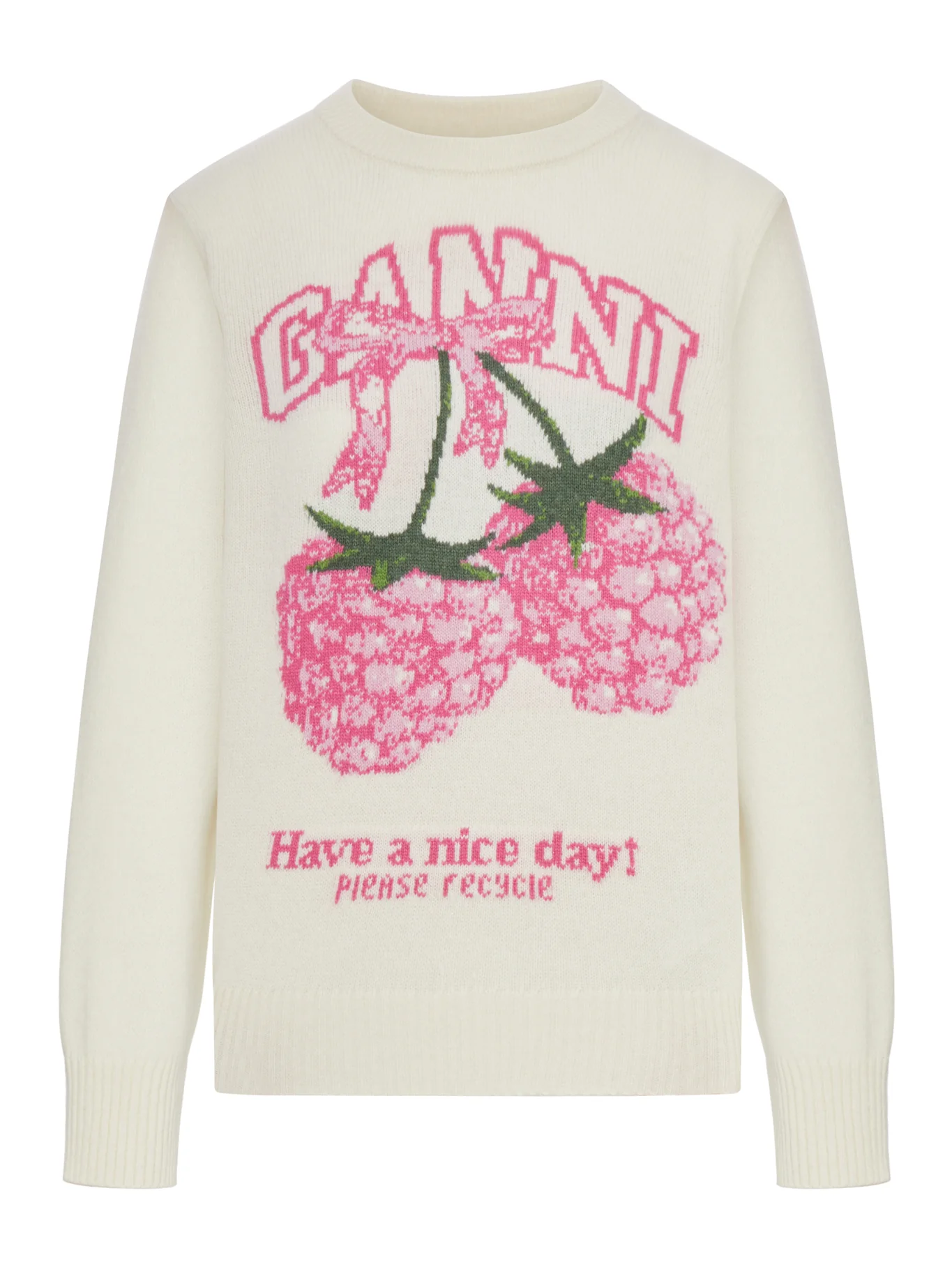 WOOL SWEATER WITH GRAPHICS