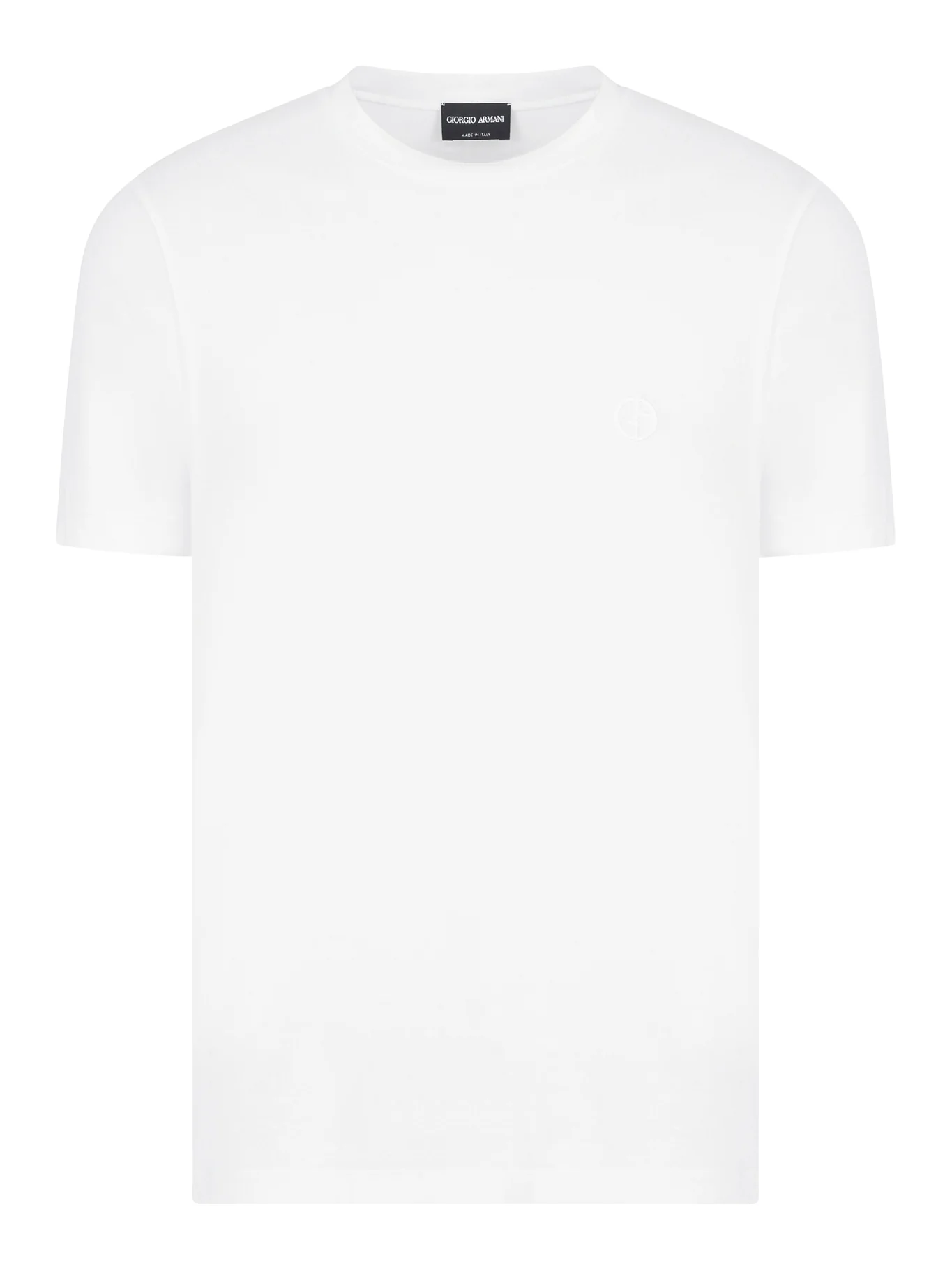 CREWNECK SHORT SLEEVED SWEATER IN STRETCH VISCOSE JERSEY