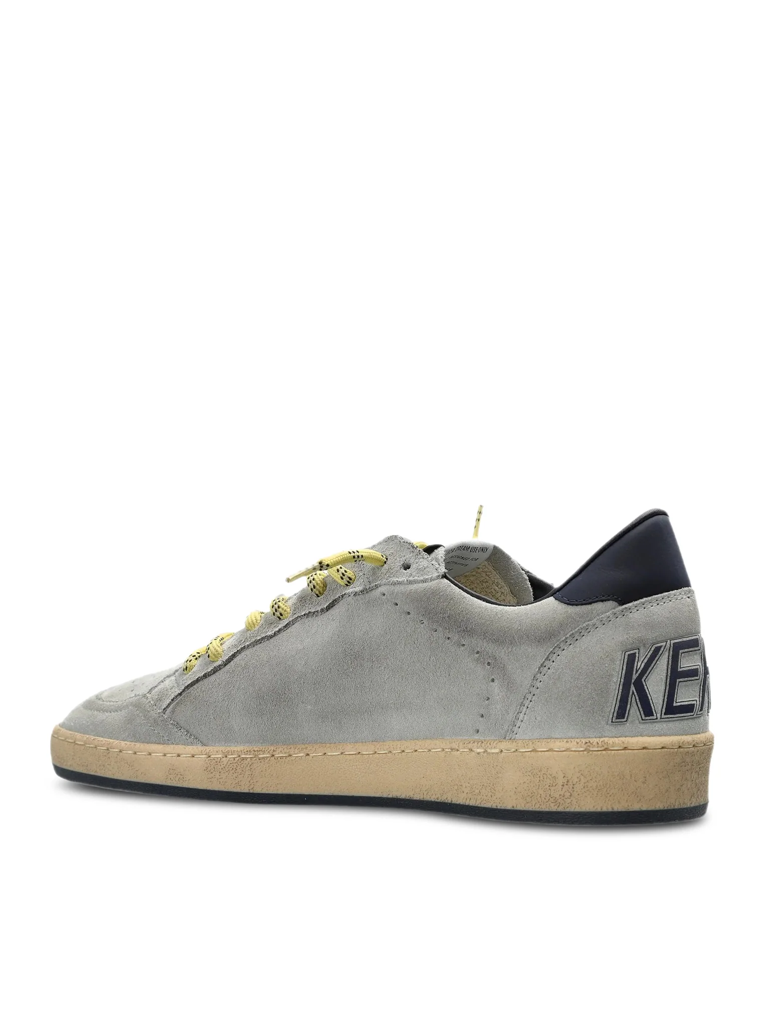 BALL-STAR IN GREY SUEDE WITH STAR AND BLUE PATCH - Image 3