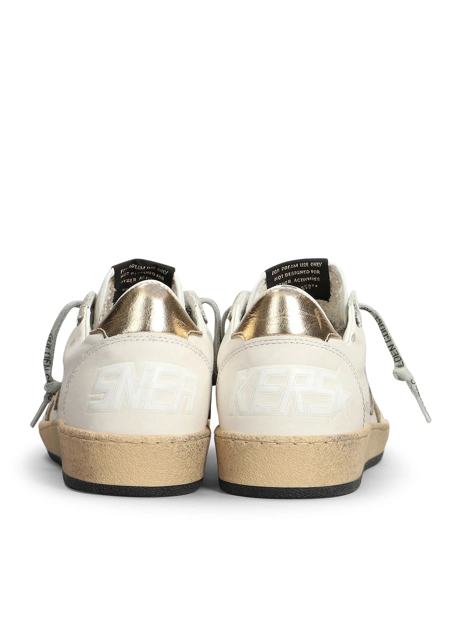 BALL-STAR SNEAKERS WITH GOLDEN STAR AND TAB ON THE HEEL - Image 3
