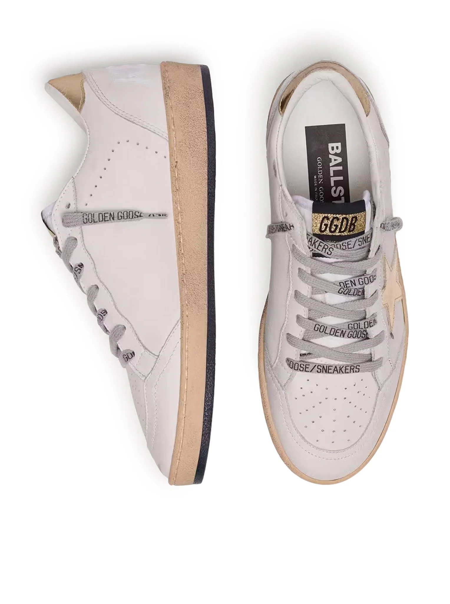 BALL-STAR SNEAKERS WITH GOLDEN STAR AND TAB ON THE HEEL - Image 4