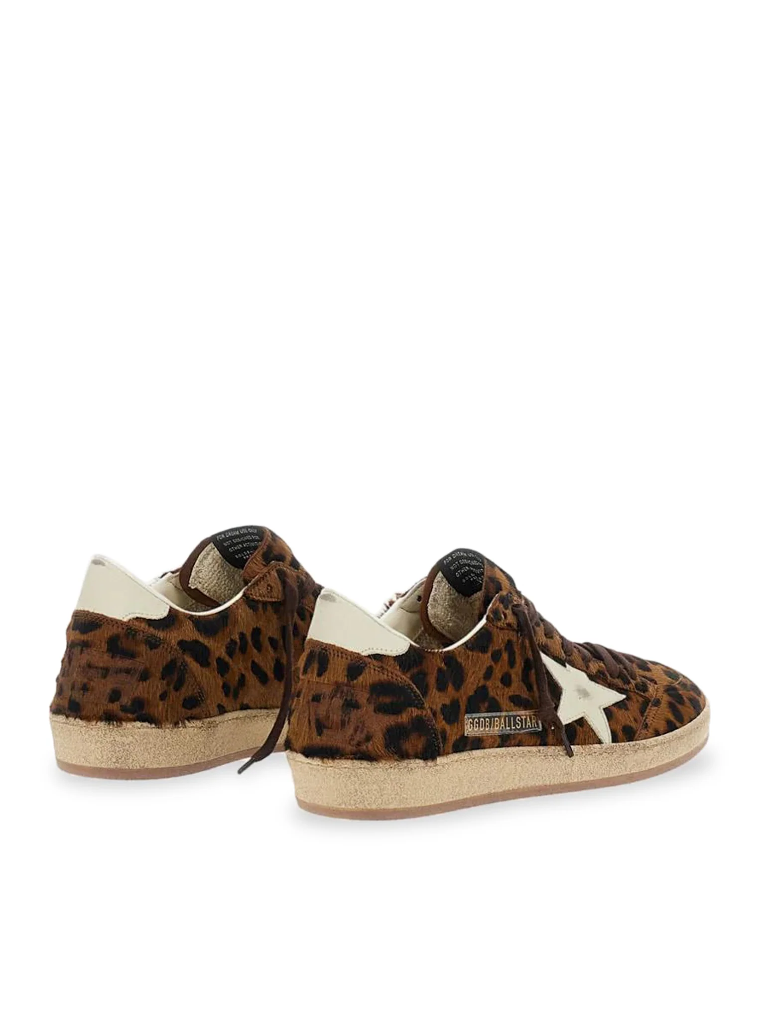 BROWN LEATHER BALL-STAR SNEAKERS - Image 3