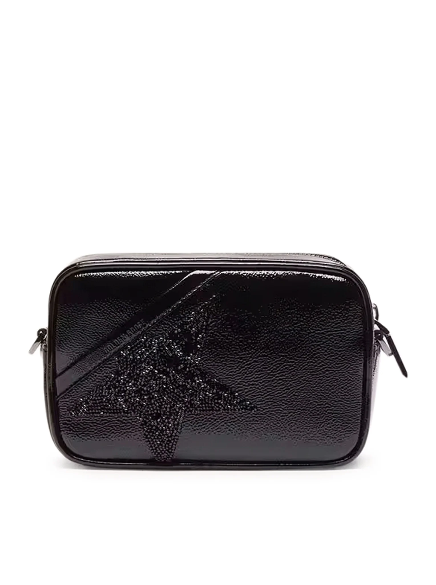 MINI STAR BAG IN BLACK LEATHER AND STAR WITH SWAROVSKI CRYSTALS