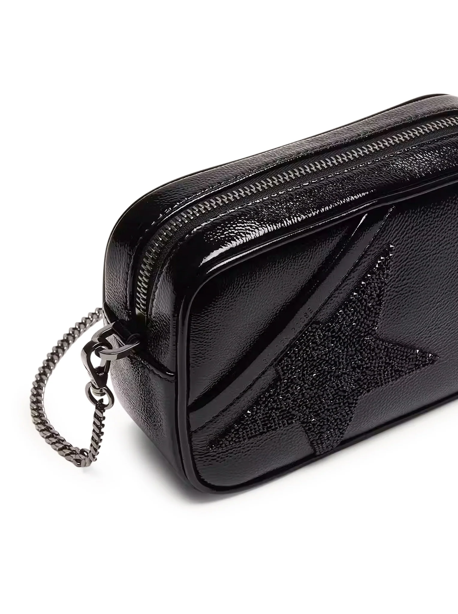 MINI STAR BAG IN BLACK LEATHER AND STAR WITH SWAROVSKI CRYSTALS - Image 4
