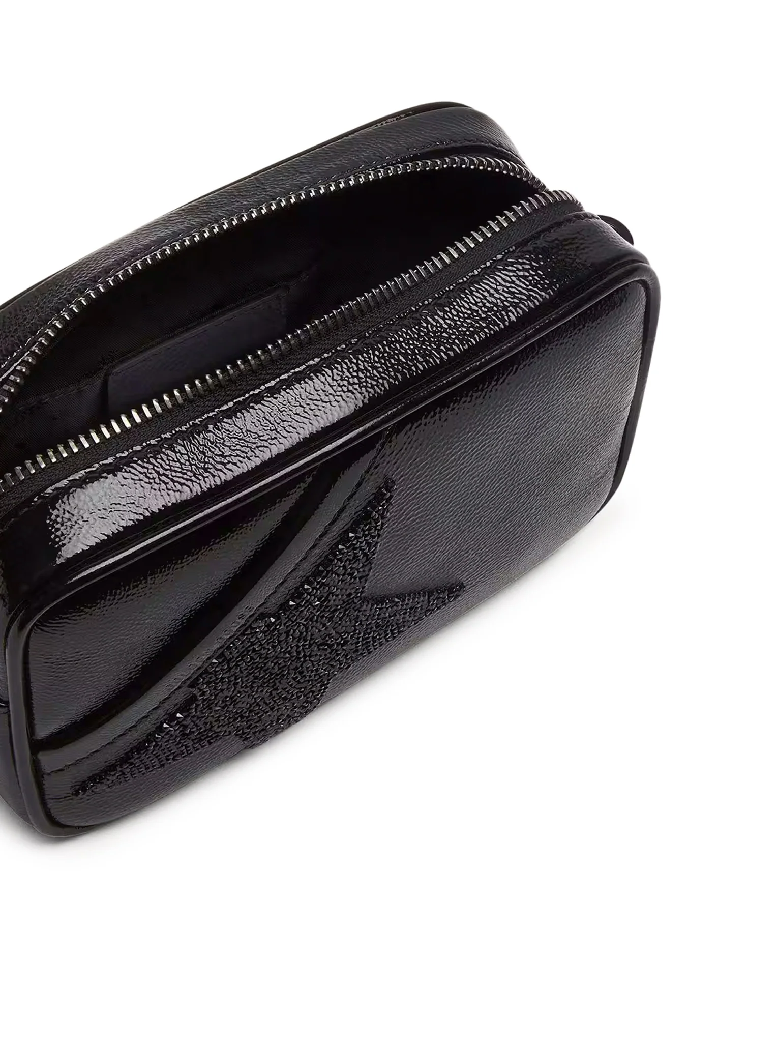 MINI STAR BAG IN BLACK LEATHER AND STAR WITH SWAROVSKI CRYSTALS - Image 5