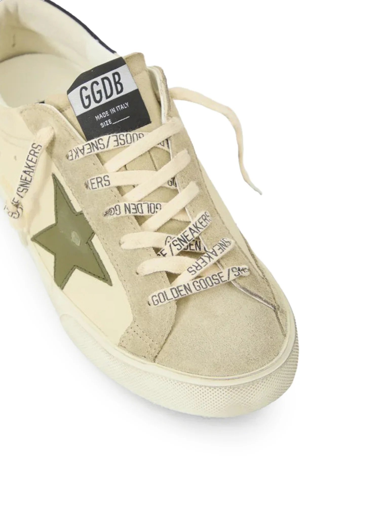 SUPER-STAR LEATHER SNEAKERS WITH SUEDE INSERTS - Image 6