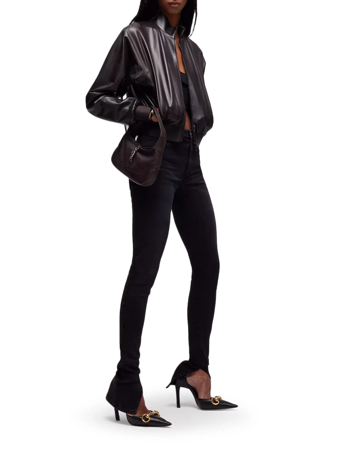 BOMBER JACKET IN SOFT NAPPA - Image 2
