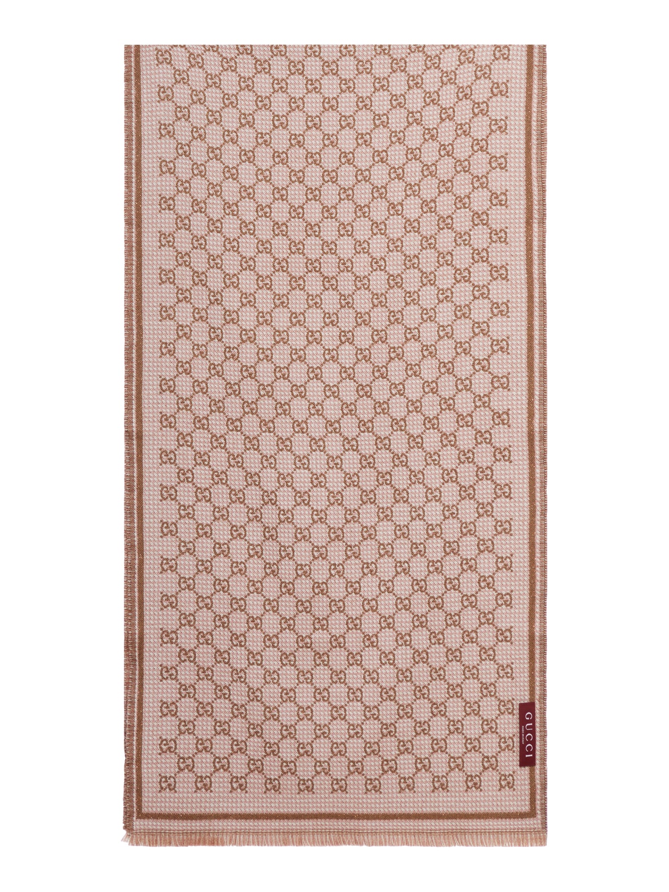 DOUBLE SIDE "GG" WOOL SCARF - Image 2