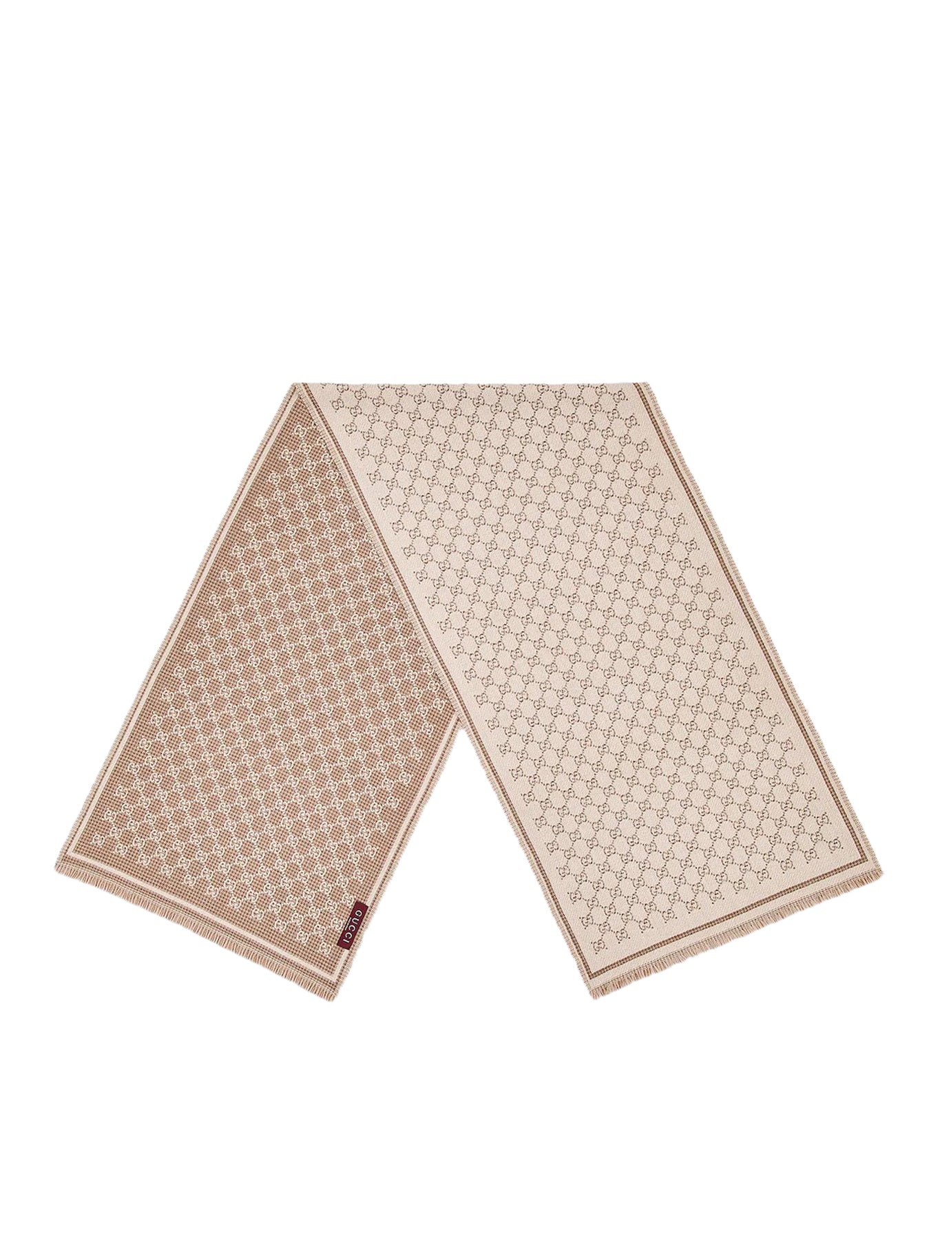 DOUBLE SIDE "GG" WOOL SCARF - Image 3