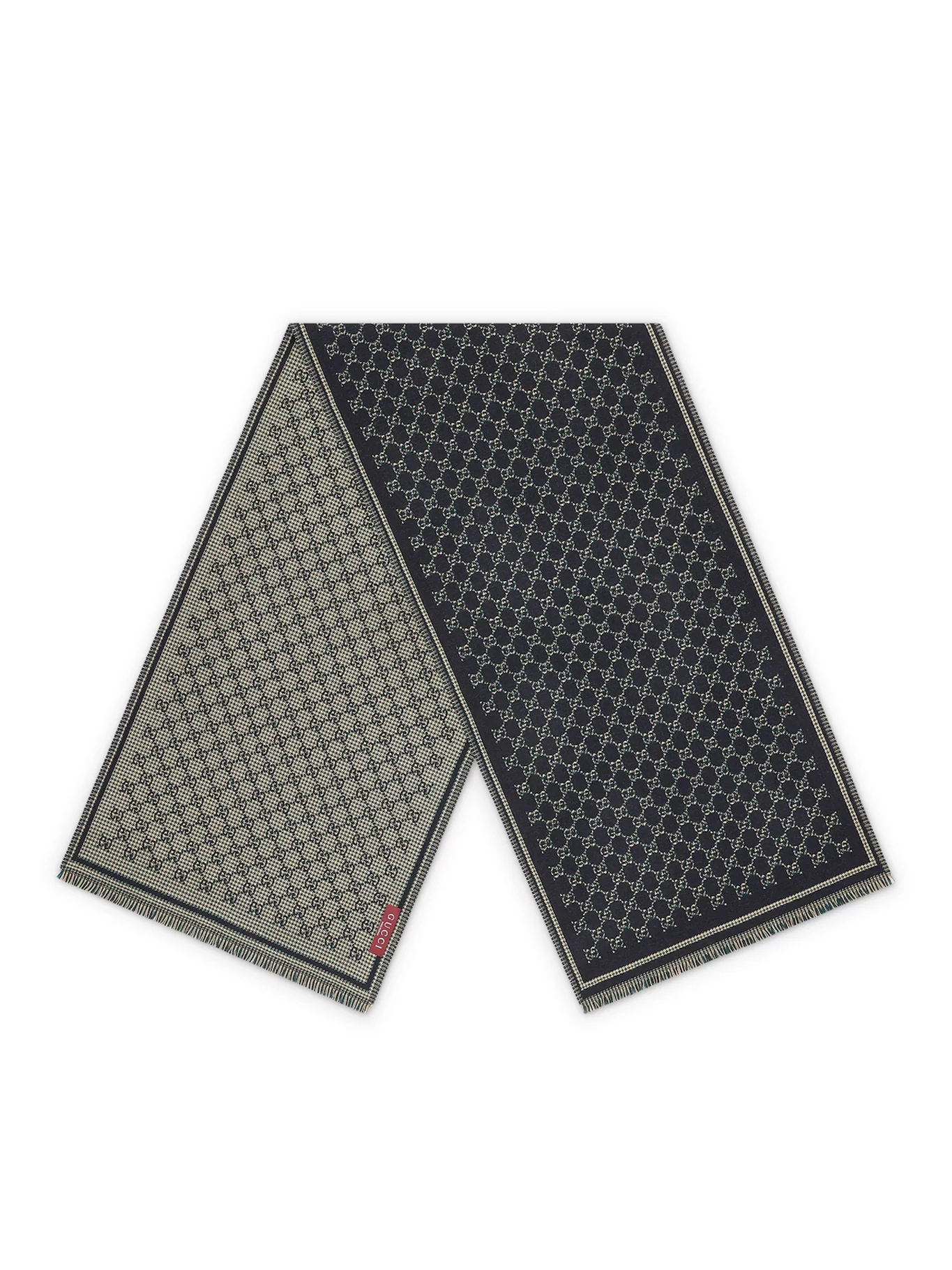 GG JACQUARD WOOL SCARF - Image 3