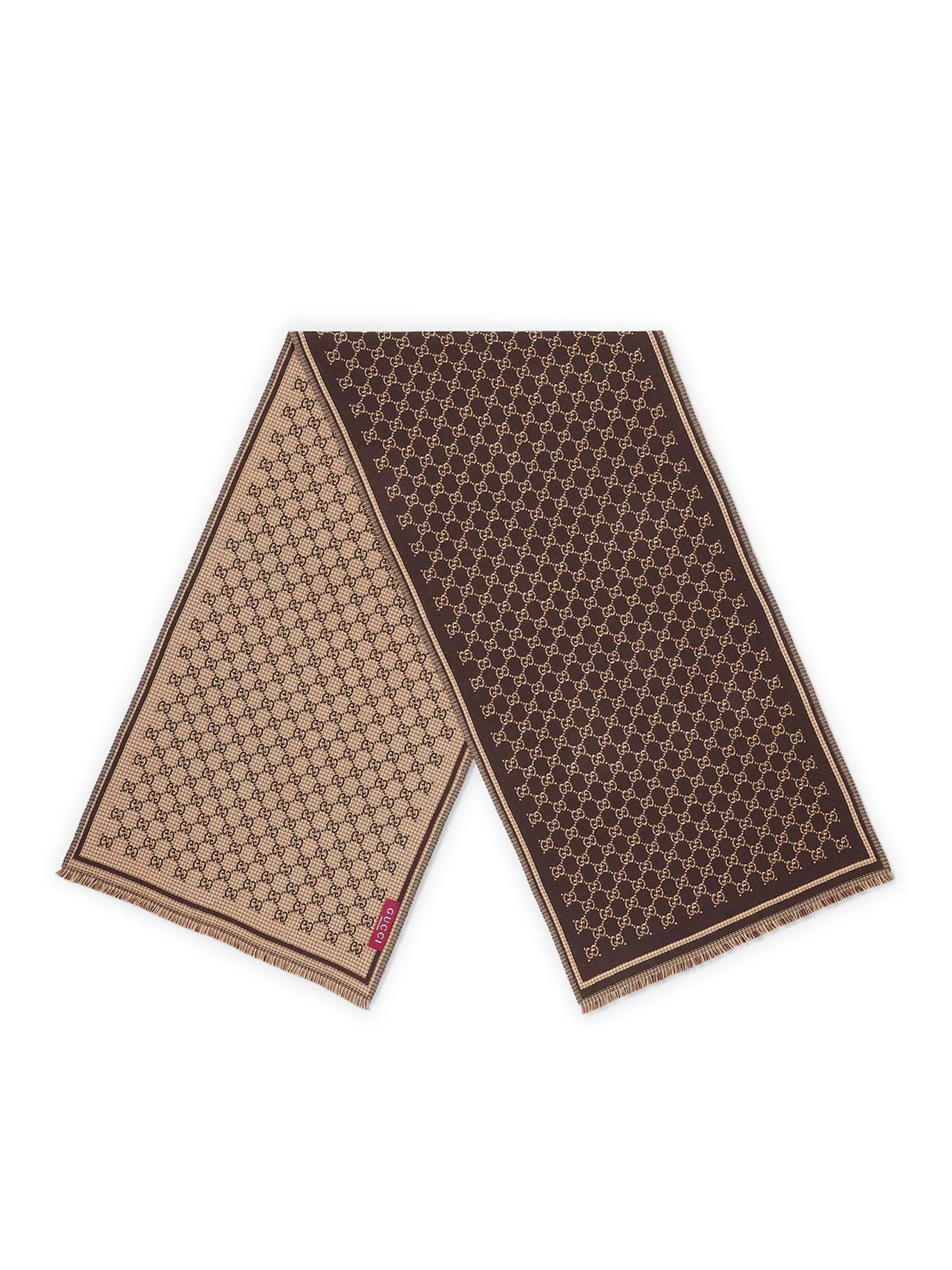 GG JACQUARD WOOL SCARF - Image 3