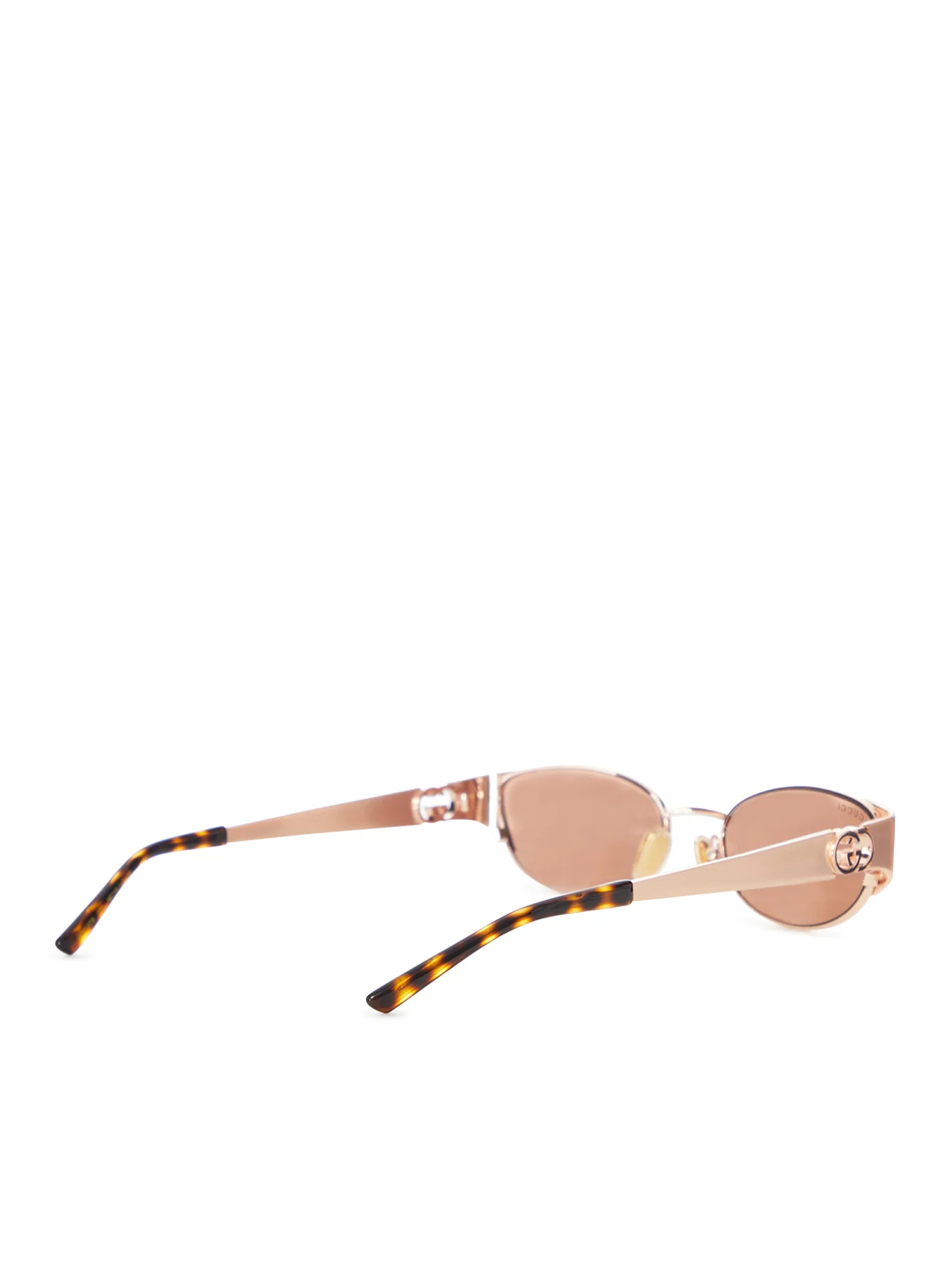 ROSE GOLD-TONED OVAL SUNGLASSES - Image 3