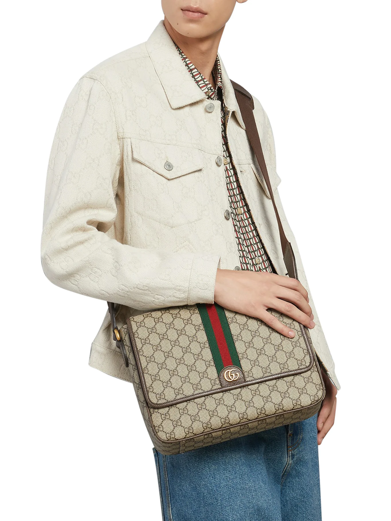 OPHIDIA SHOULDER BAG MEDIUM SIZE - Image 2
