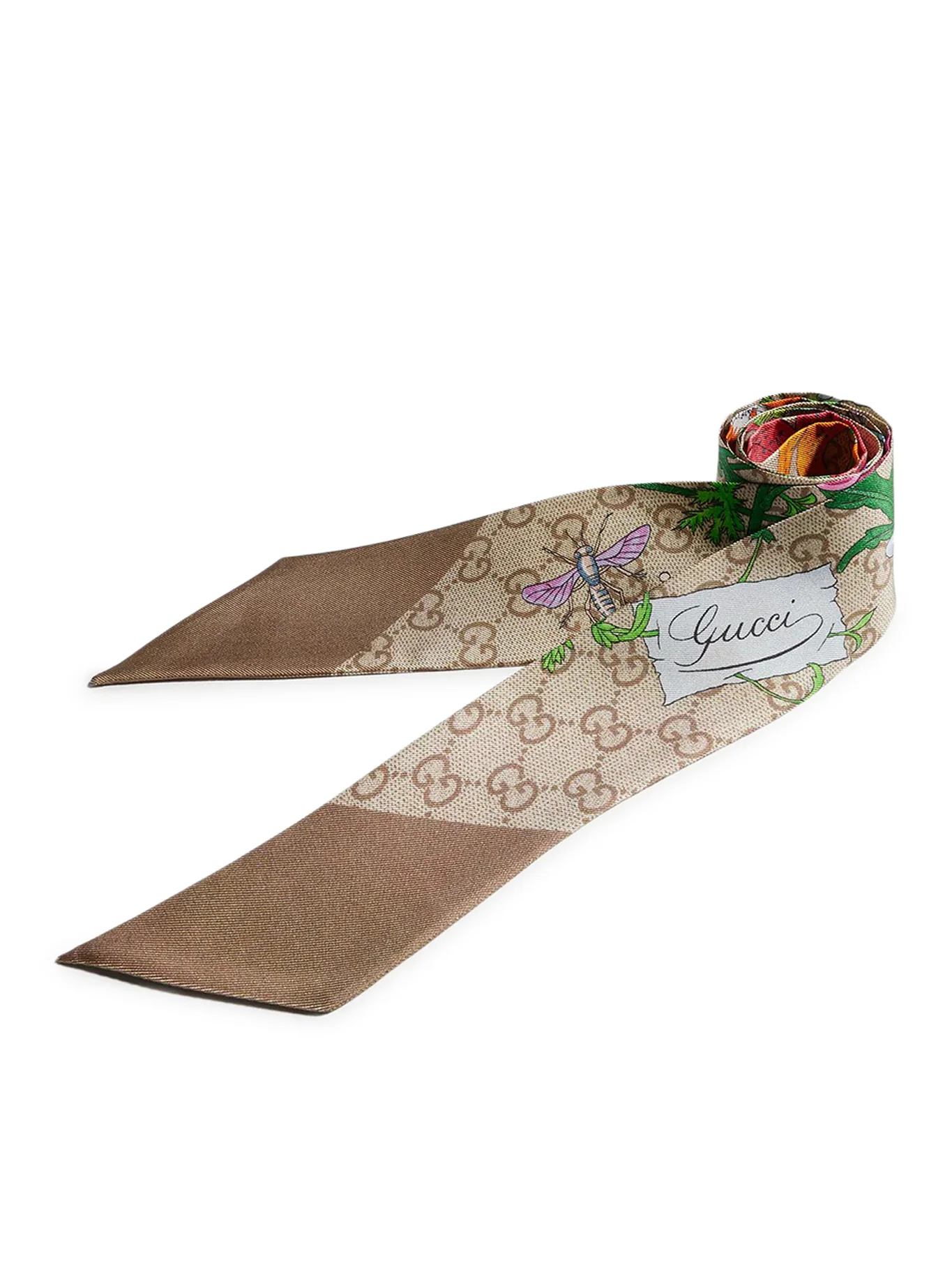PRINTED SILK SCARF - Image 4