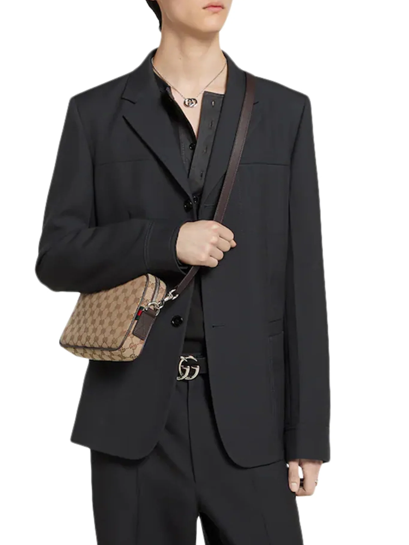 SMALL FABRIC SHOULDER BAG - Image 2