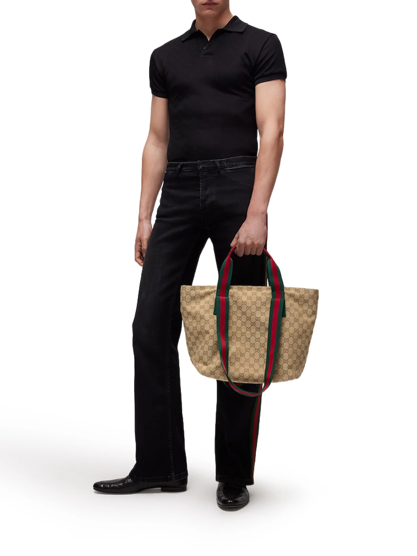SMALL GG PRINT SHOPPING BAG - Image 2