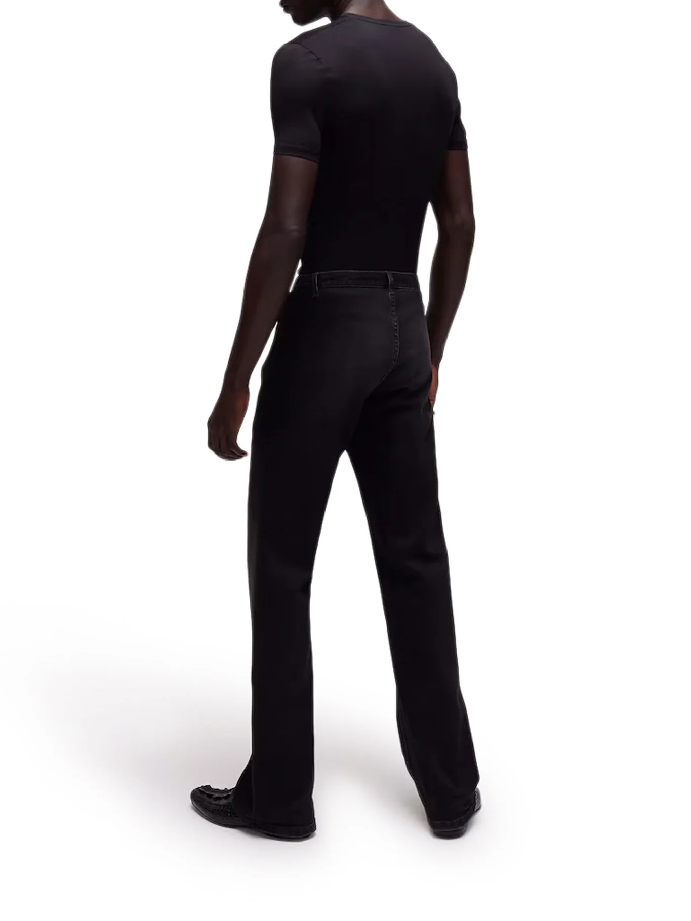 STRETCH COTTON DENIM TROUSERS - Image 4