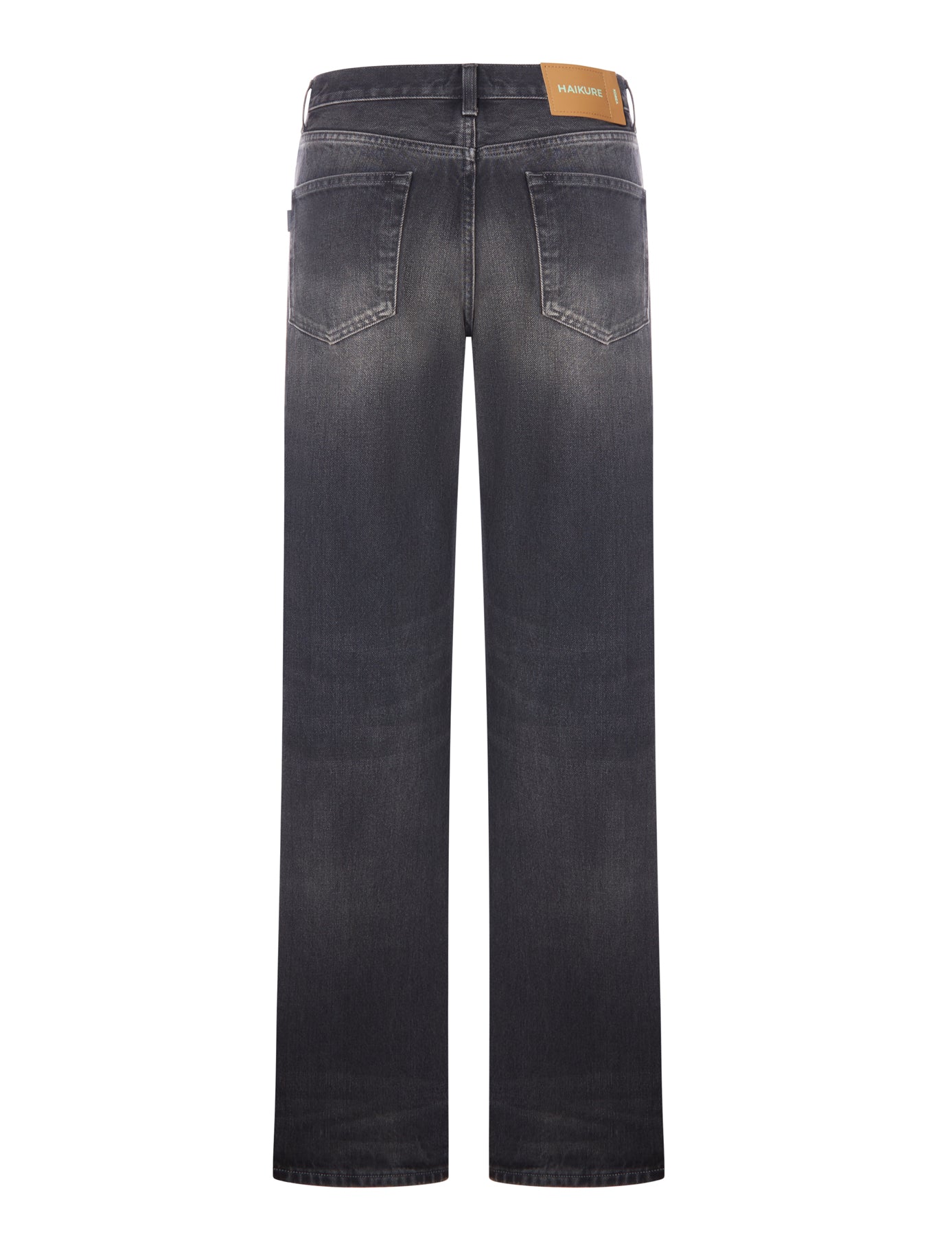 STRAIGHT LEG DARK WASH DENIM JEANS - Image 2