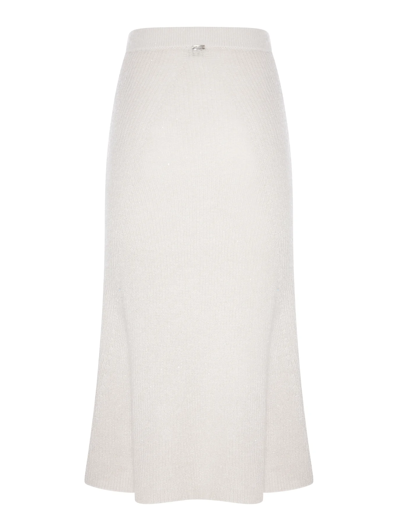 KNIT MIDI SKIRT WITH LUREX YARN - Image 2