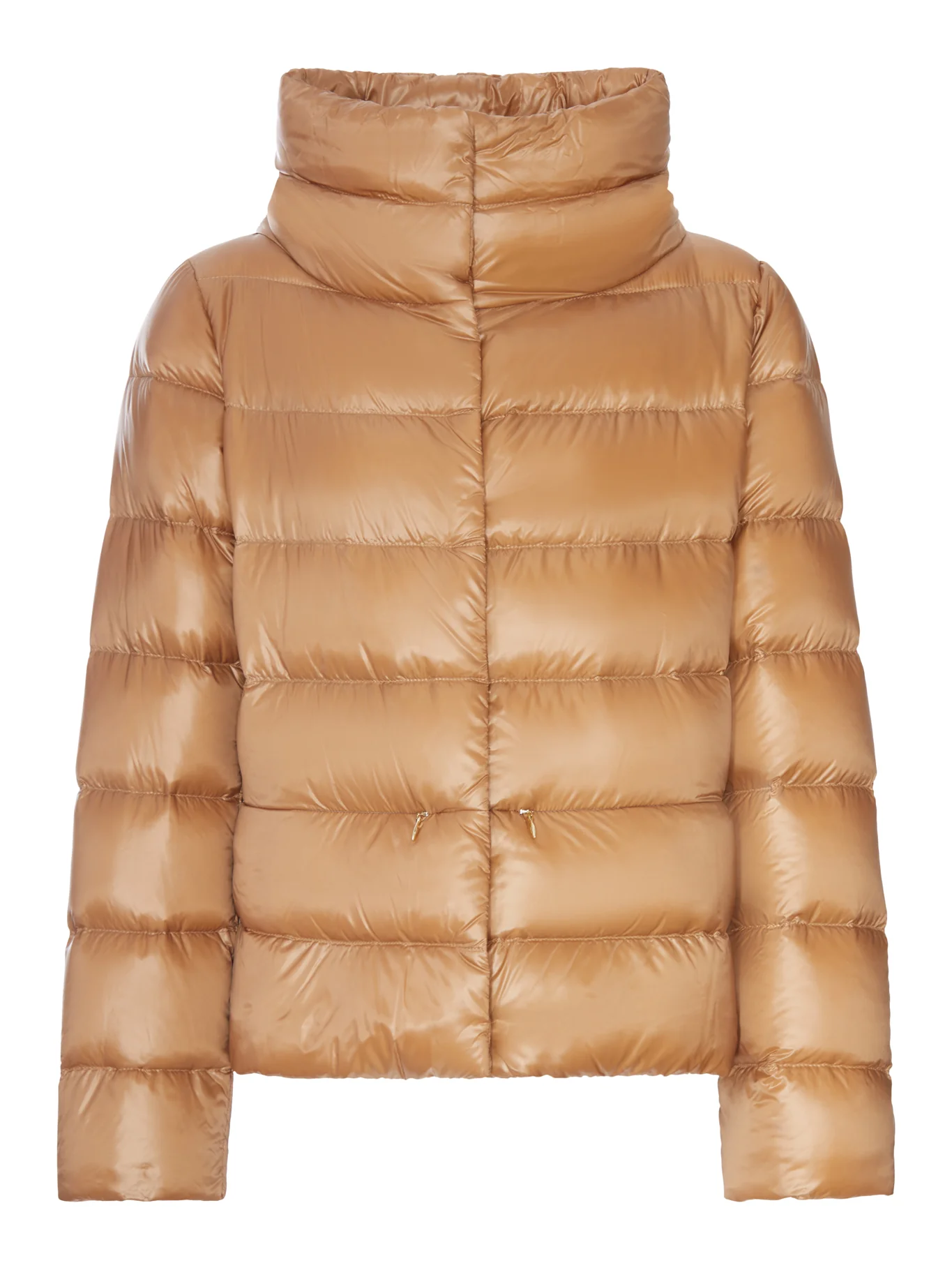 PADDED DOWN JACKET WITH A WRAP-AROUND COLLAR