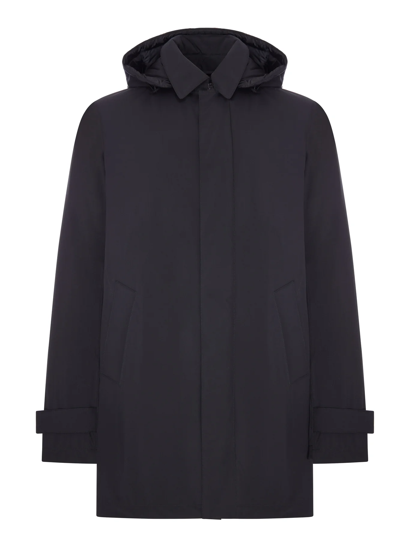 TECHNICAL COAT WITH HOOD